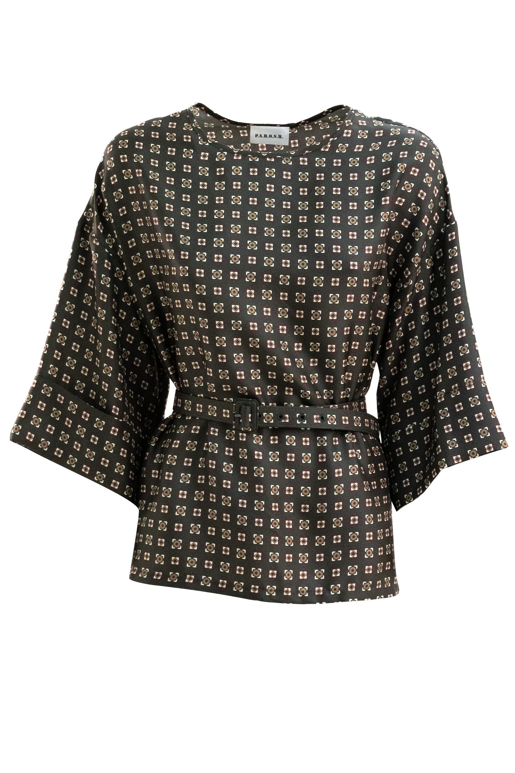 Blusa in Seta<BR/> SIE-D313093 822 P.A.R.O.S.H. 