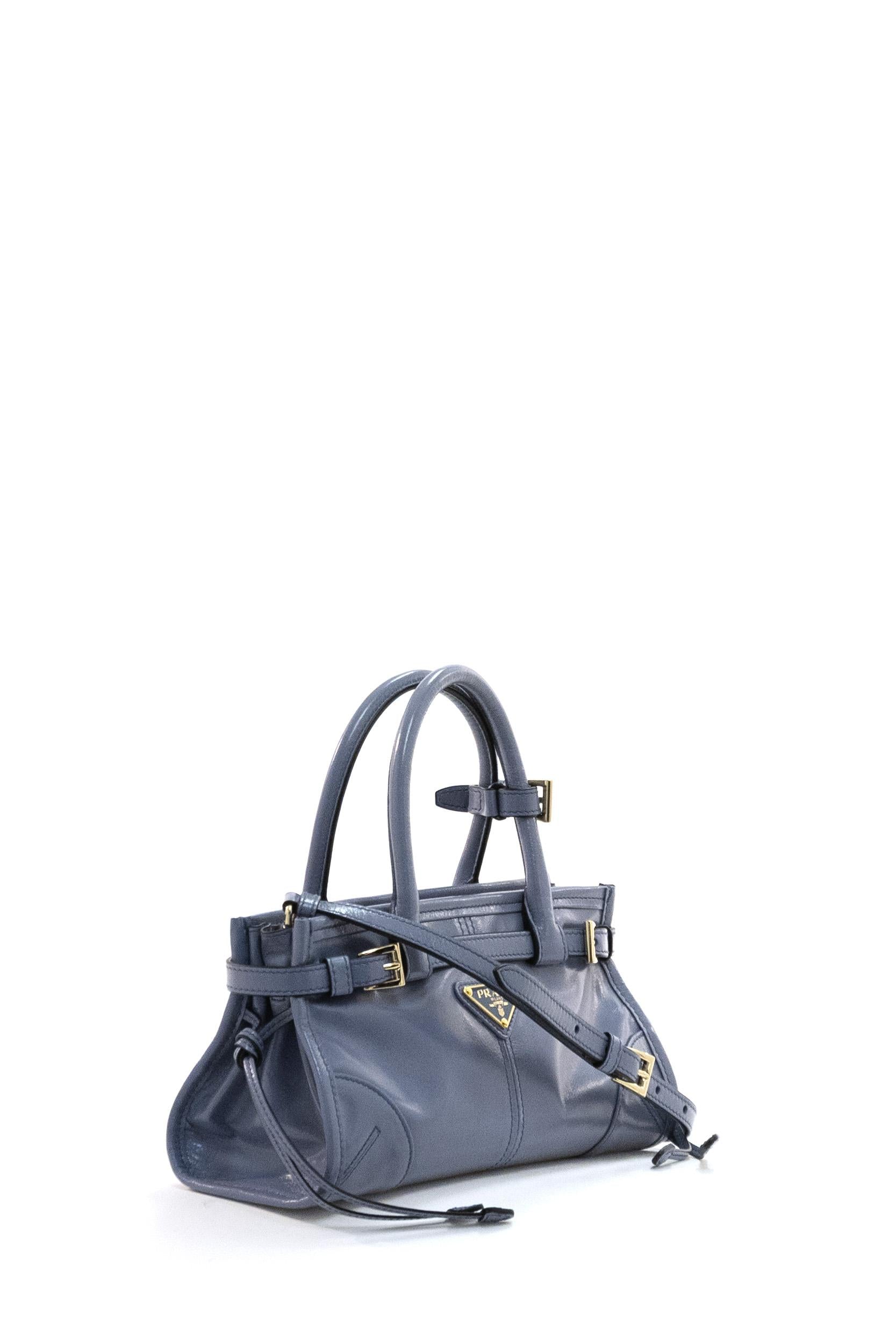 Borsa Prada Bonnie Mini in Pelle<BR/> 1BA486 2CYR F05GU PRADA 