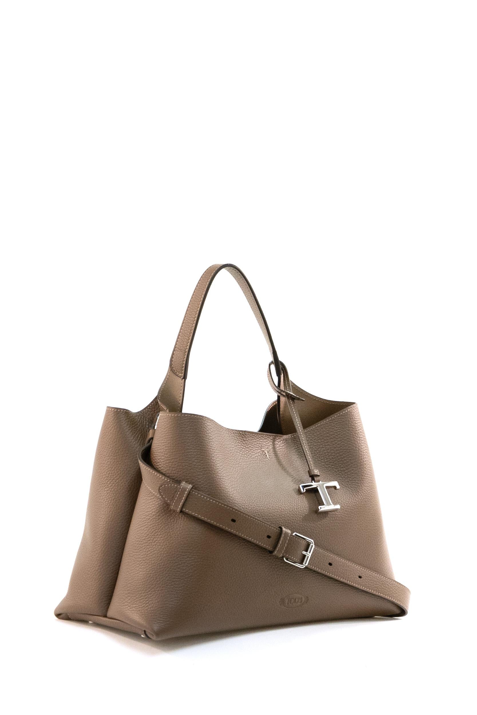 Borsa in Pelle Media<BR/> XBWAPAJ0300QRI 4L64 TOD'S 