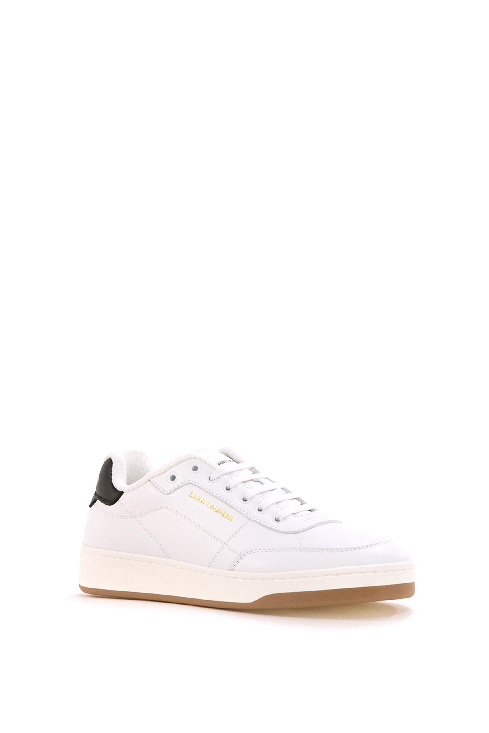 Sneakers SL/61 in pelle di colore bianco<BR/> 819476 00NI0 9061 SAINT LAURENT 
