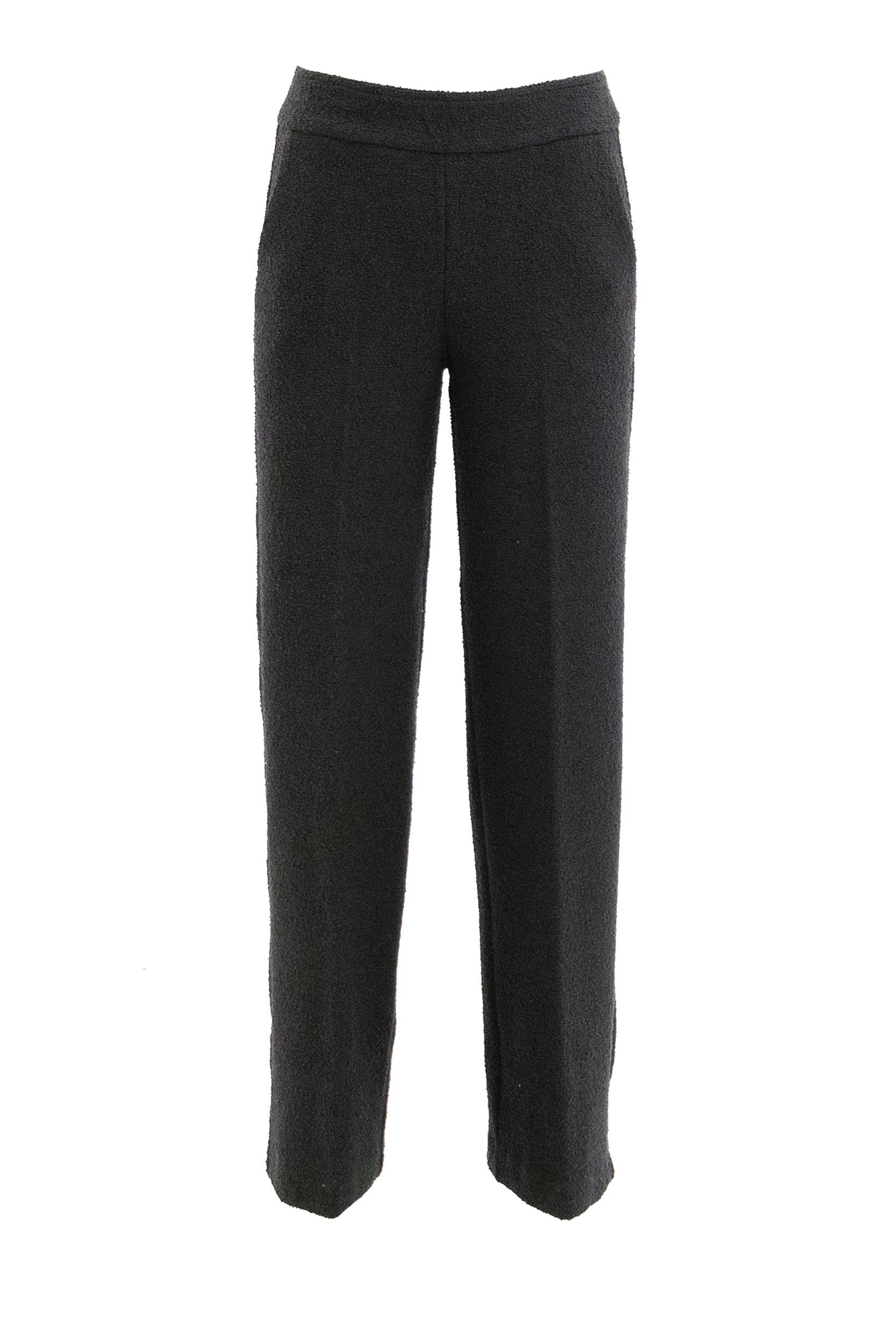 Pantaloni a Palazzo<BR/> CARLA-F1695 BLACK AVENUE MONTAIGNE 