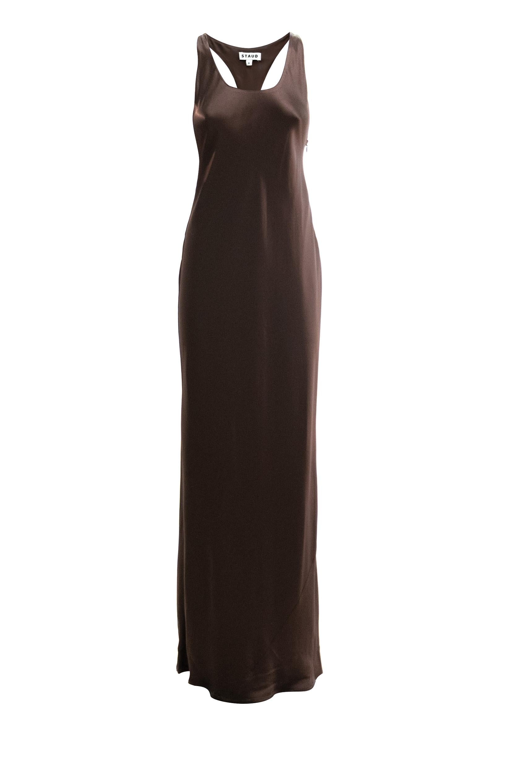 Abito Juanita in Raso<BR/> R26S2147SA EART STAUD 