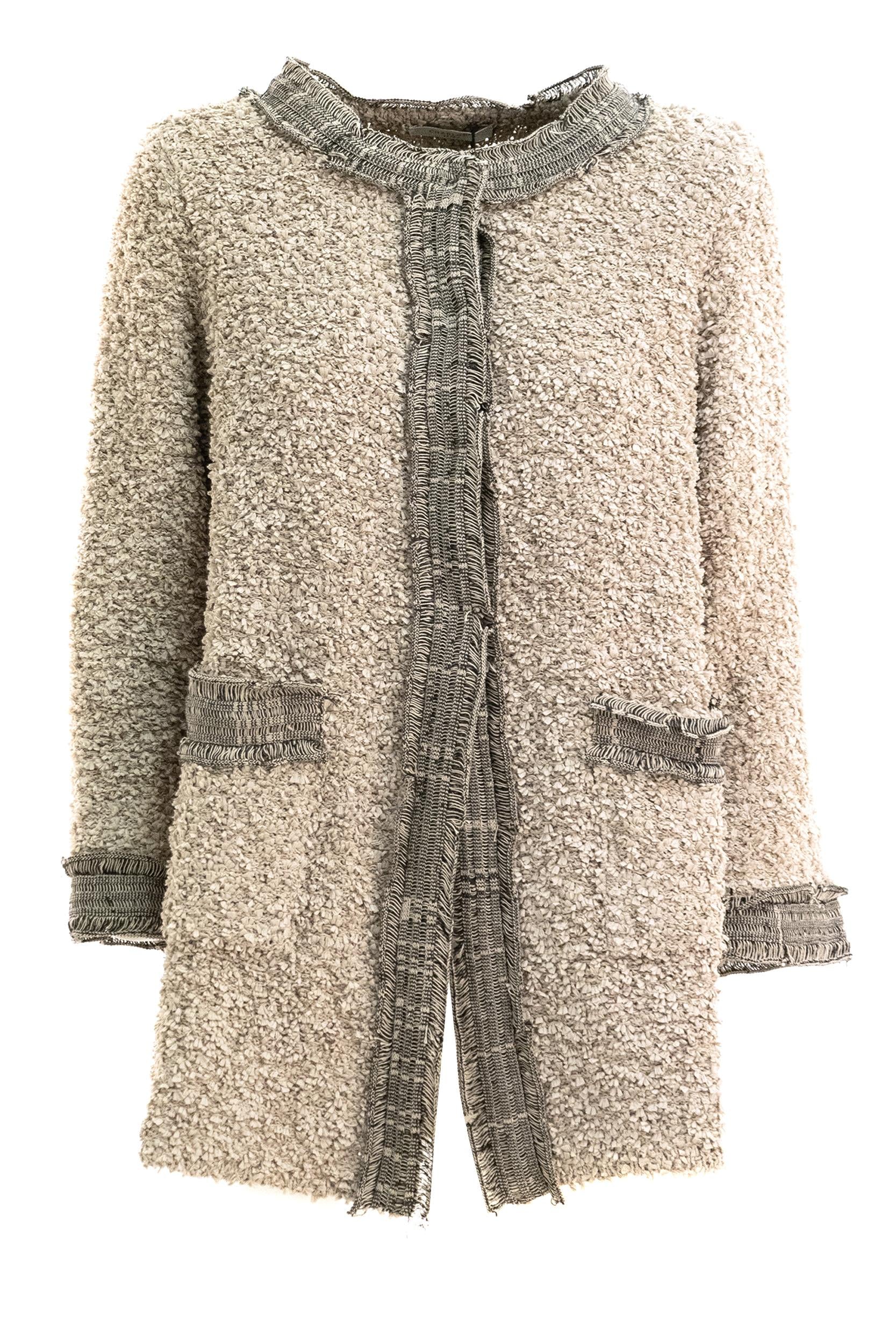 Giacca Lunga in Cotone<BR/> 7897/00 MARRONE CHARLOTT 