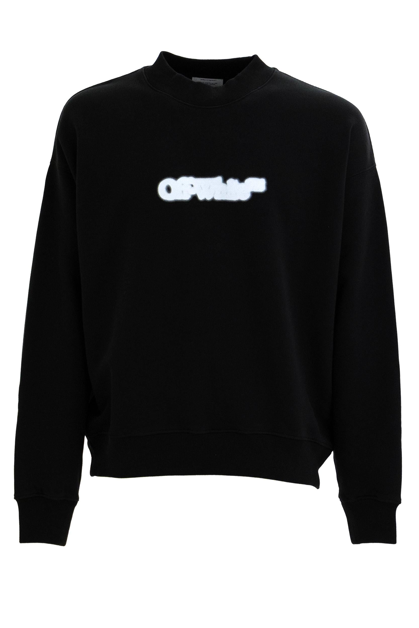 Felpa Spray Arrow<BR/> OMBA054S25FLE004 1001 OFF WHITE 