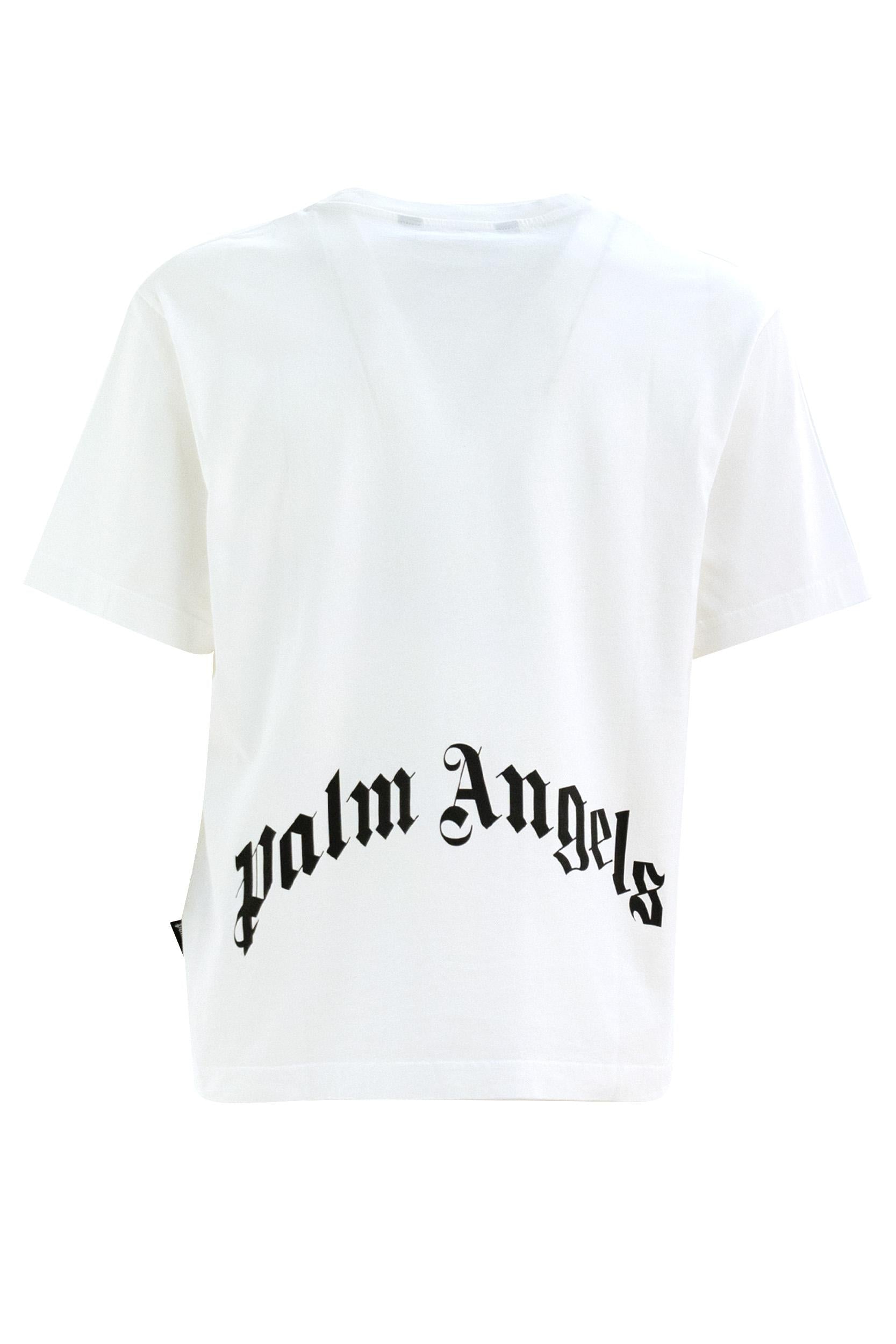 T-shirt<BR/> PMAA089S25JER004 0310 PALM ANGELS 