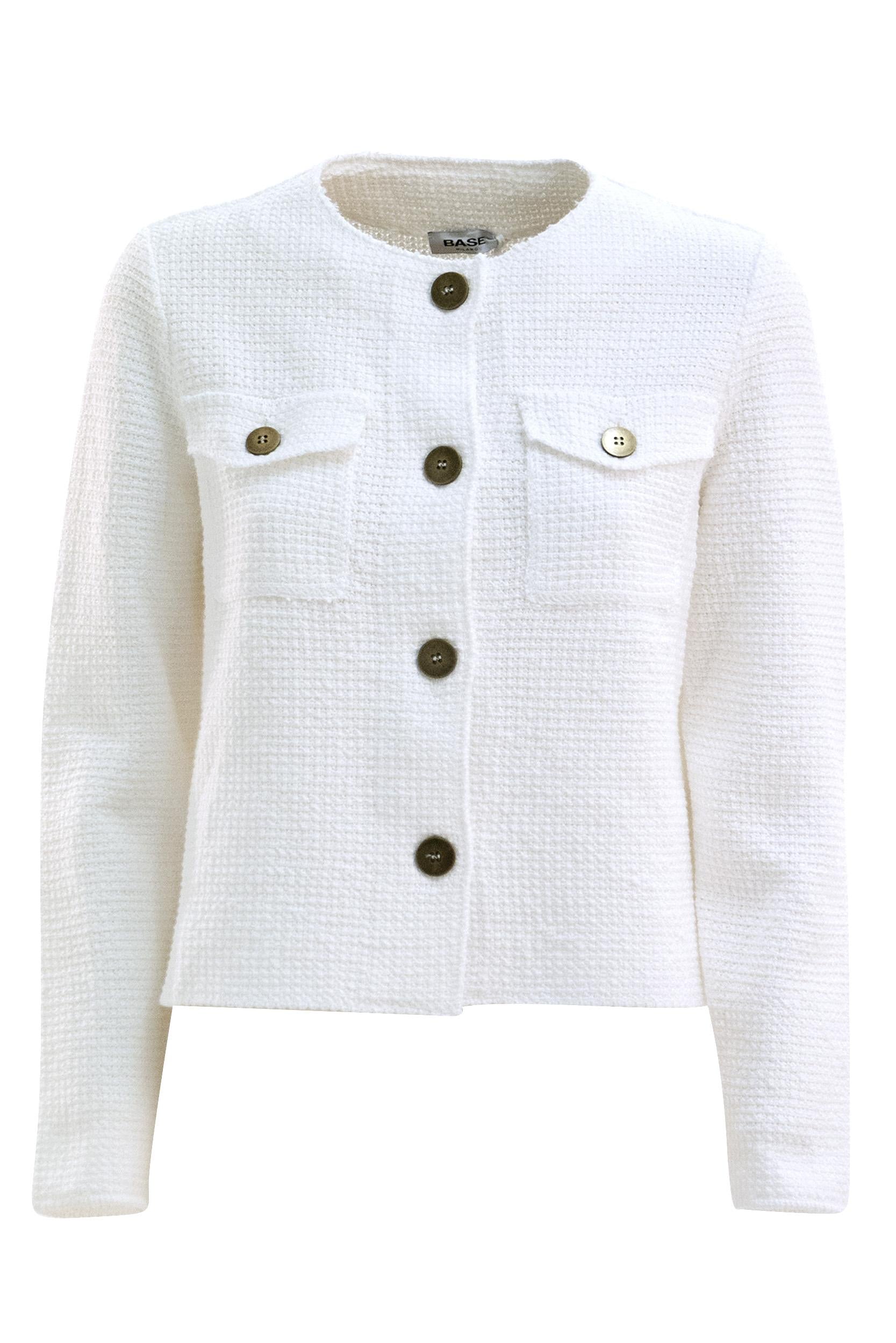 Giacca in Tweed di Cotone<BR/> B7784 3400 431 BASE 