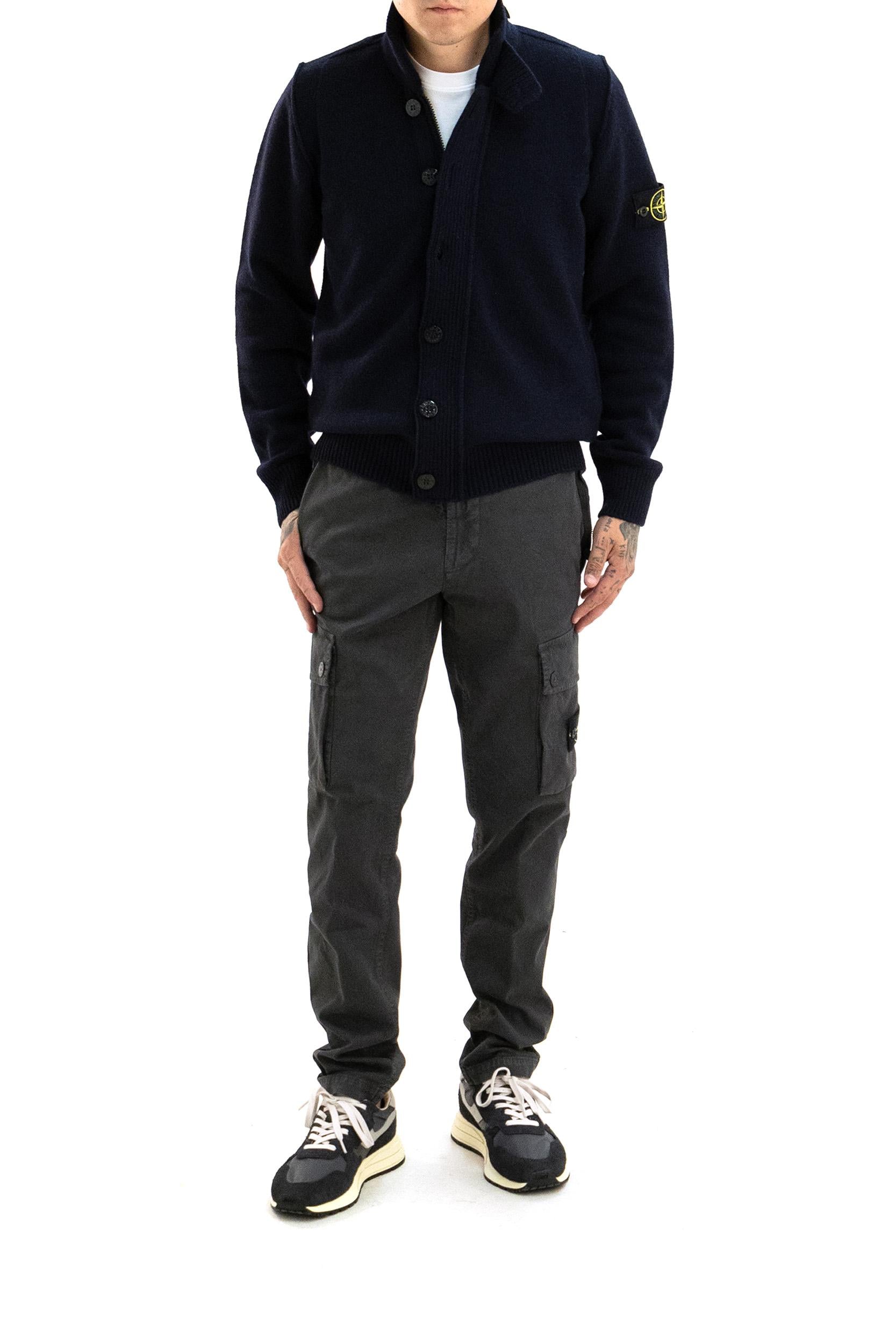 Maglione con Bottoni<BR/> K2S155100047 S00A3 V0020 STONE ISLAND 