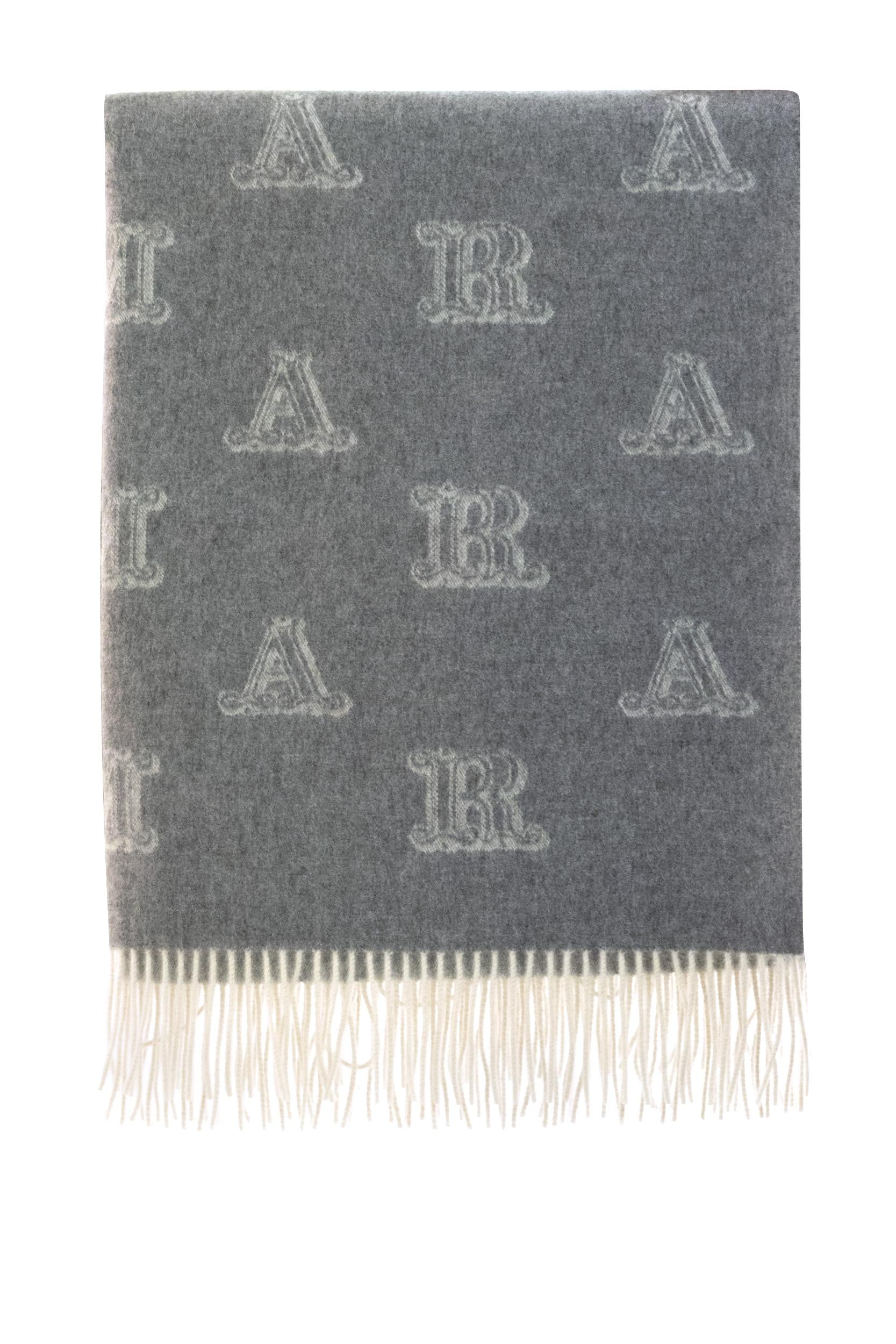 Stola Wsklause in cachemire jacquard color grigio<BR/> WSKLAUSE 001 MAX MARA 