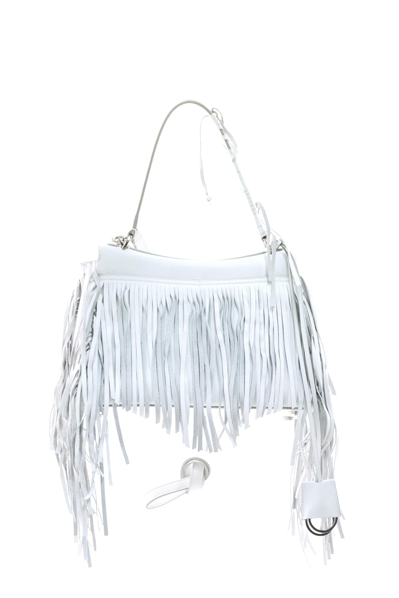 Borsa Rodeo Piccola in Pelle con Frange<BR/> 789779 2AB9O 9181 BALENCIAGA 