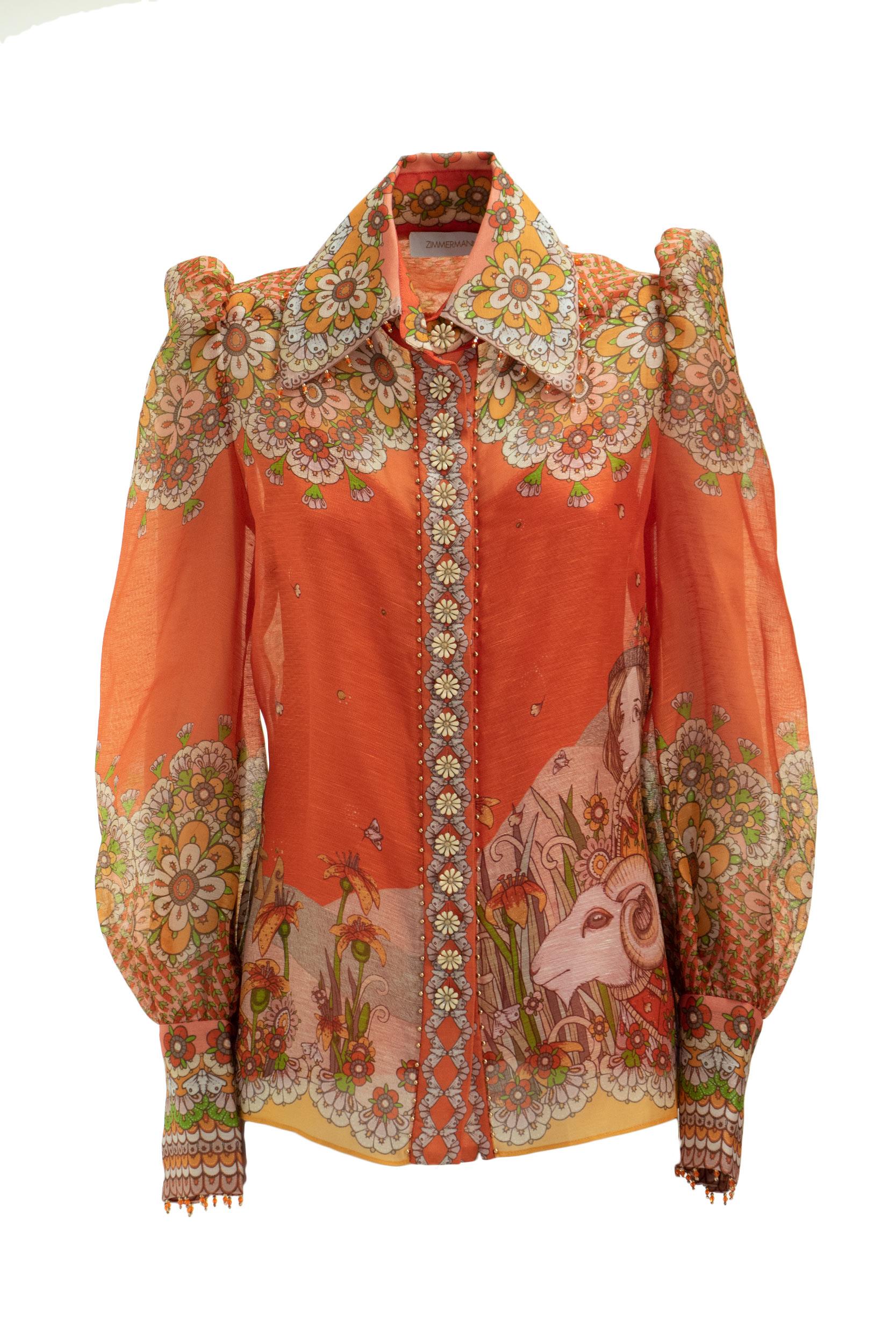 ZIMMERMANN         Camicia <BR/> 4964TKAL ARIES ZODIAC ZIMMERMANN 