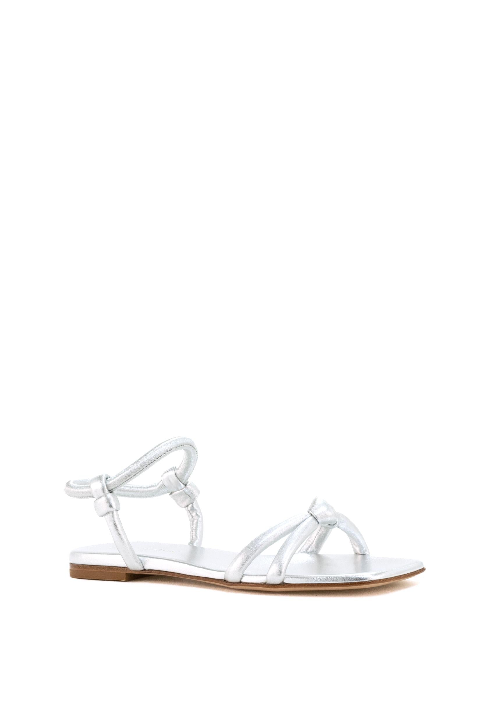 Sandali<BR/> G32324.05CUO.NAPSARGE SILVER GIANVITO ROSSI 