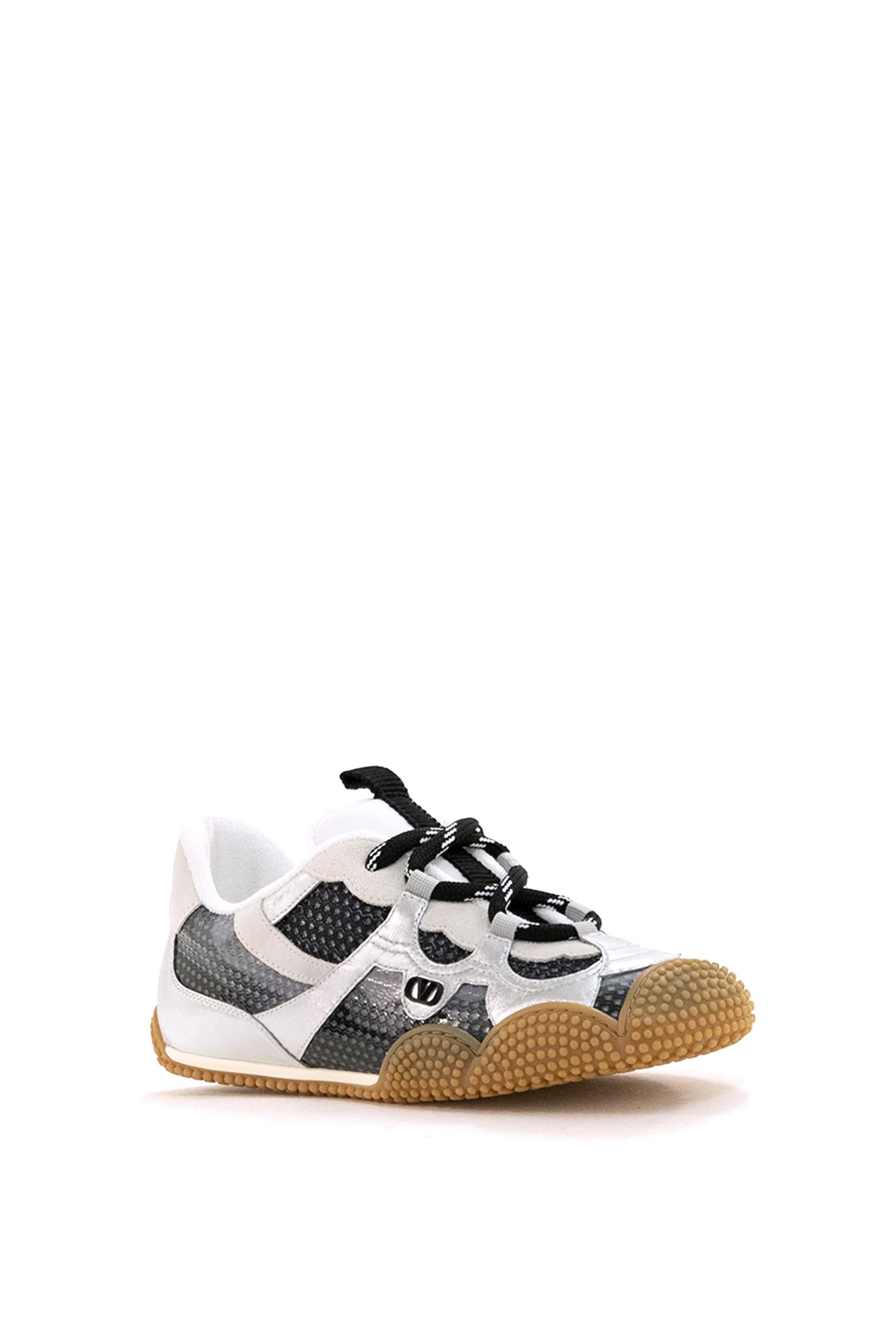 Sneaker Amphibia in Vitello Gommato e Nappa Laminata<BR/> 8W2S0NB8SPE 9NZ VALENTINO GARAVANI 