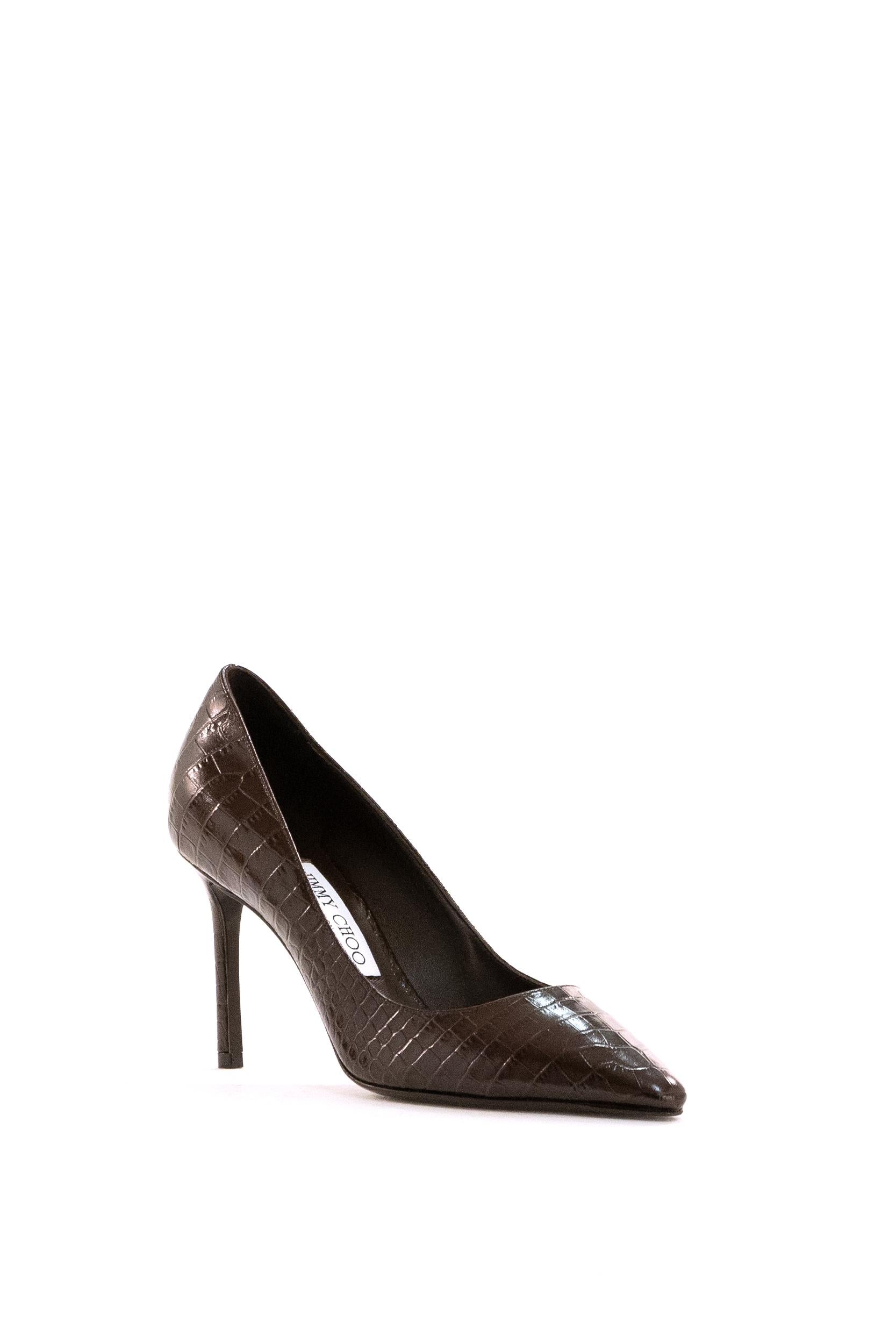 Décolleté Romy<BR/> ROMY 85 CCL CHOCOLATE JIMMY CHOO 