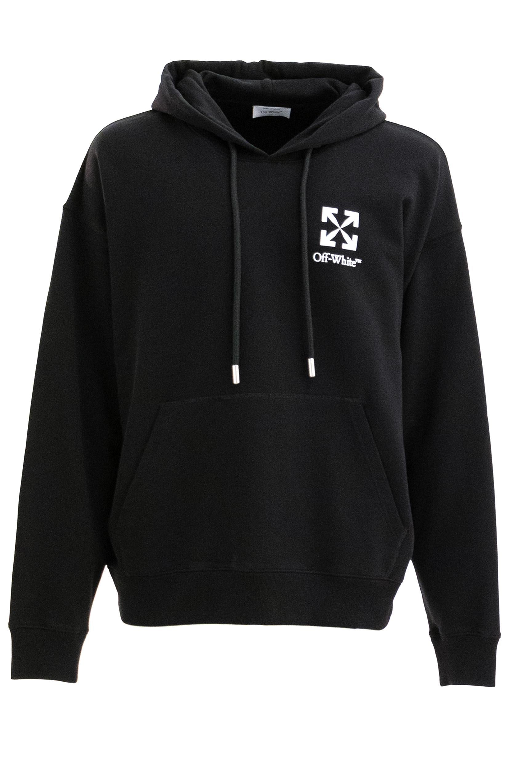 Felpa Arrow<BR/> OMBB085F25FLE015 1001 OFF WHITE 