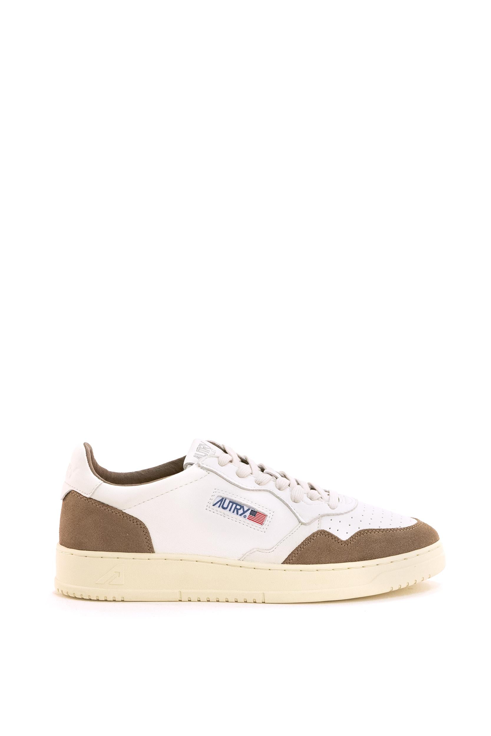 Sneakers Medalist<BR/> AULM GS43 WHT/TOBACCO AUTRY 