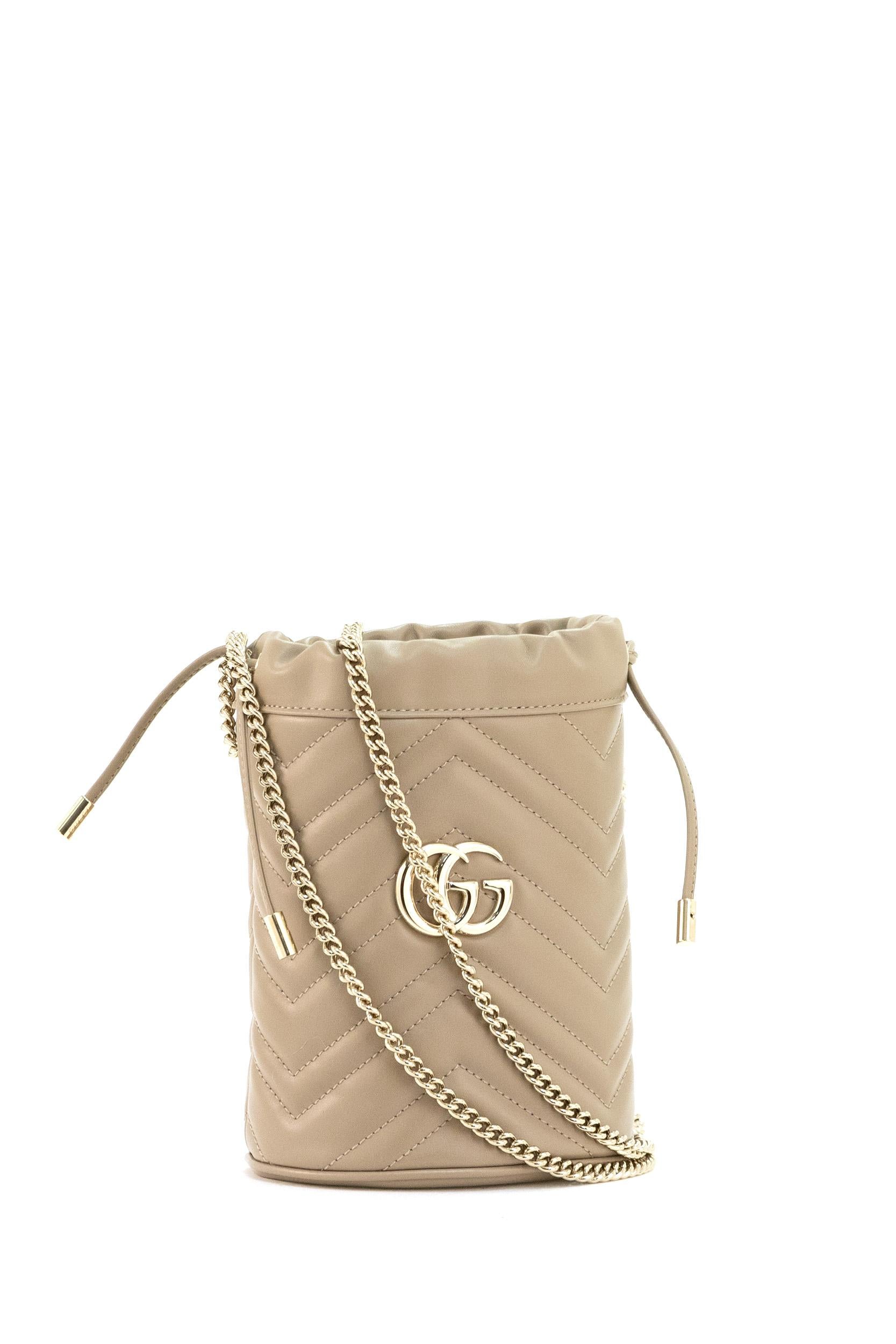 Mini Borsa a Secchiello GG Marmont<BR/> 575163 DTDHD 1523 GUCCI 