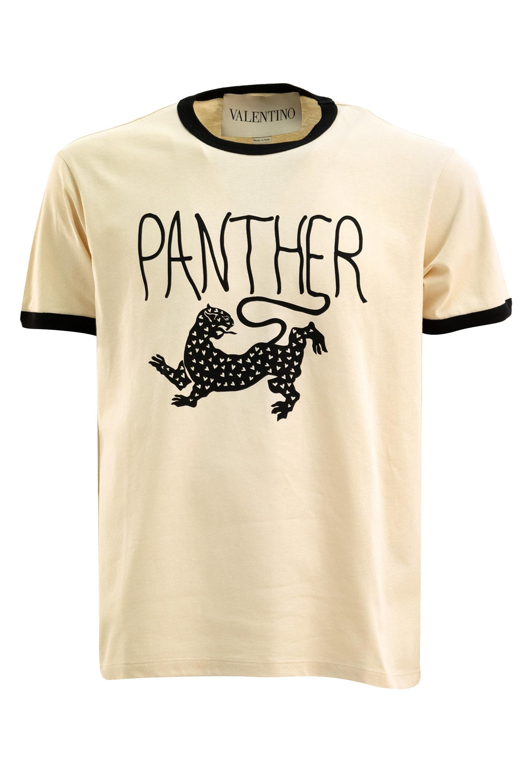 T-shirt in Cotone con Stampa<BR/> 8V3MG17DBC5 QT3 VALENTINO GARAVANI 