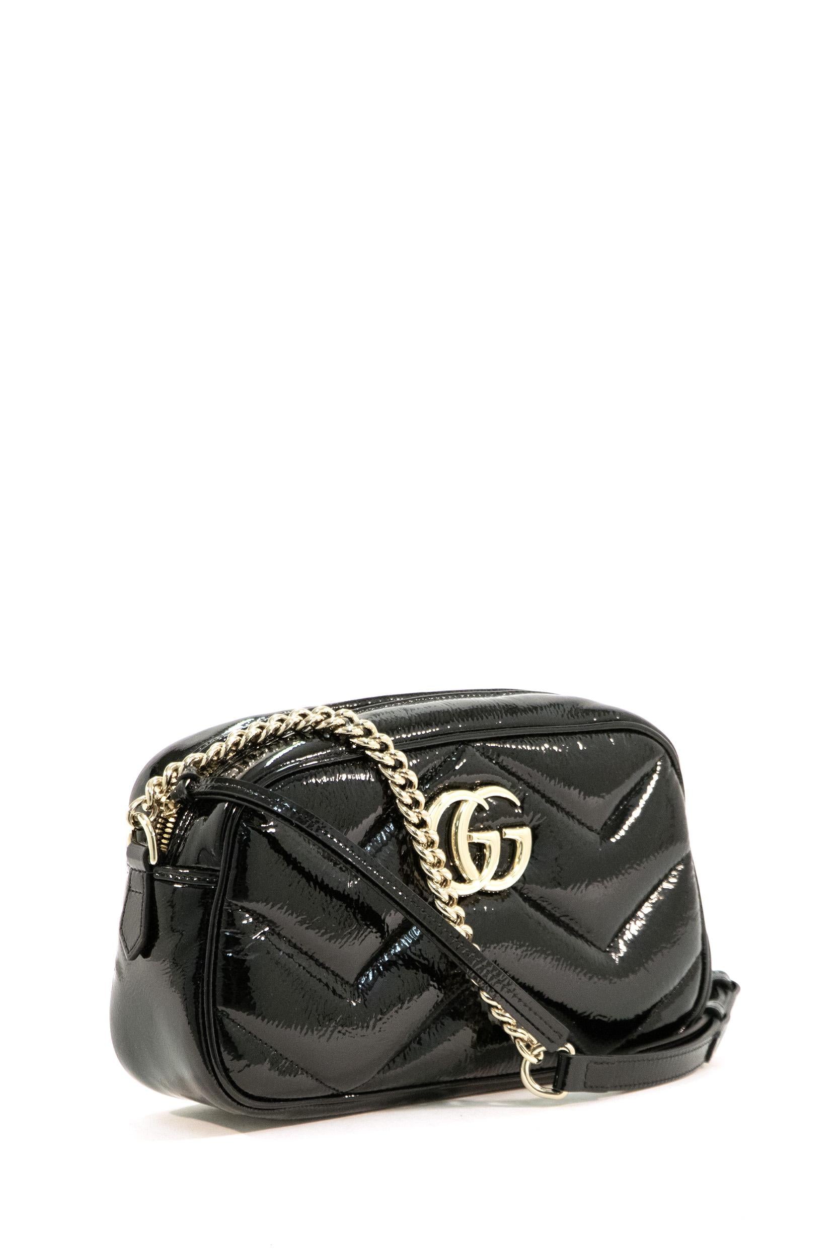 Borsa a Spalla GG Marmont<BR/> 802448 0AABA 1000 GUCCI 
