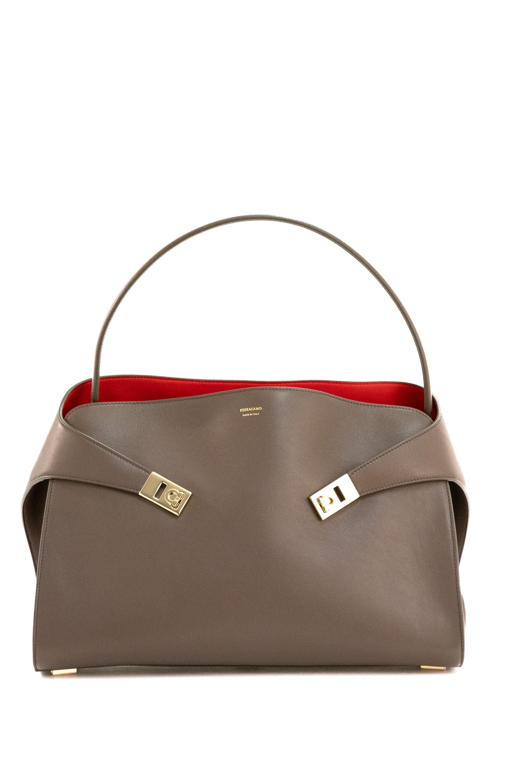 FERRAGAMO 219939 0780516CLAY/F.RED