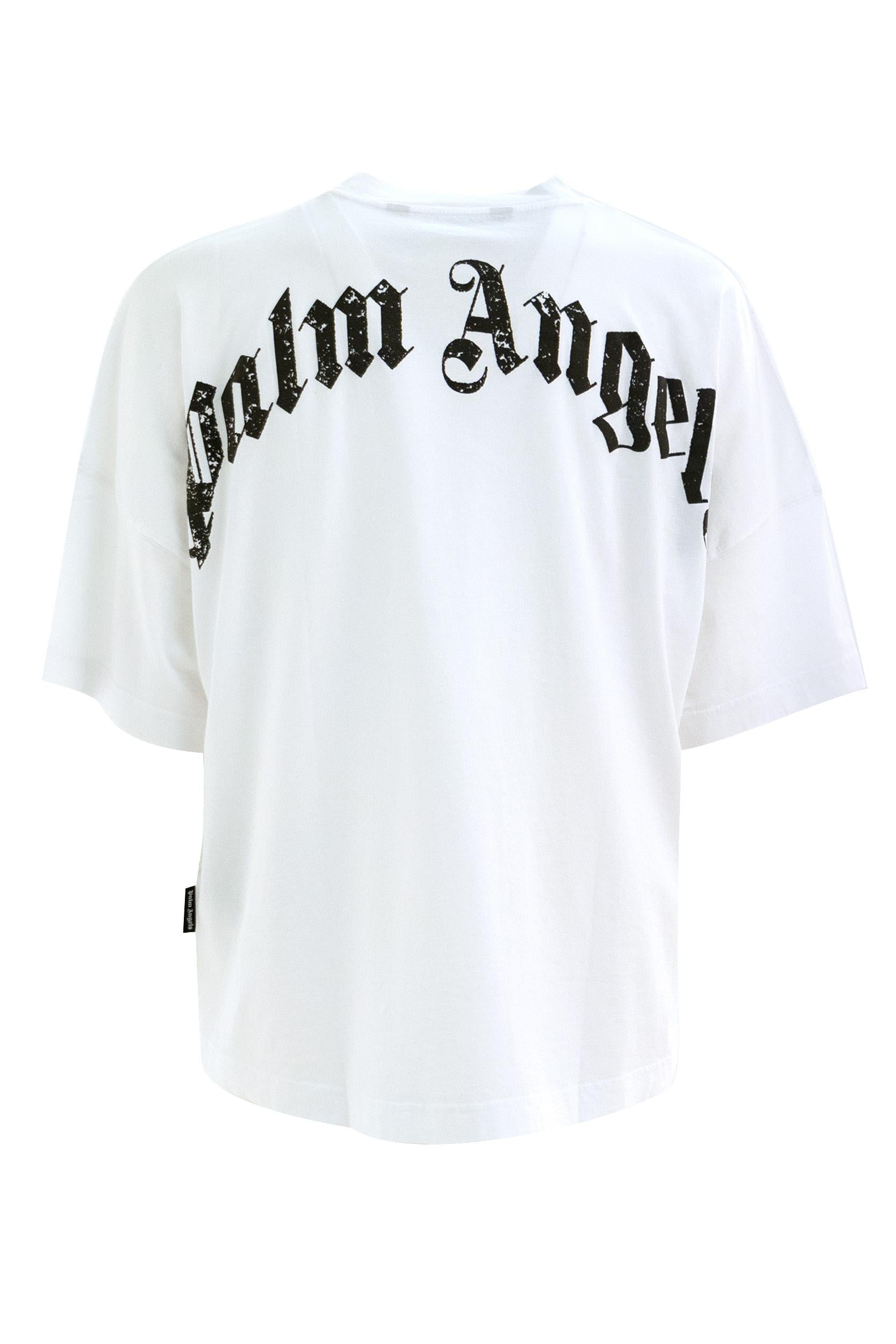 T-shirt<BR/> PMAA002S25JER001 0310 PALM ANGELS 