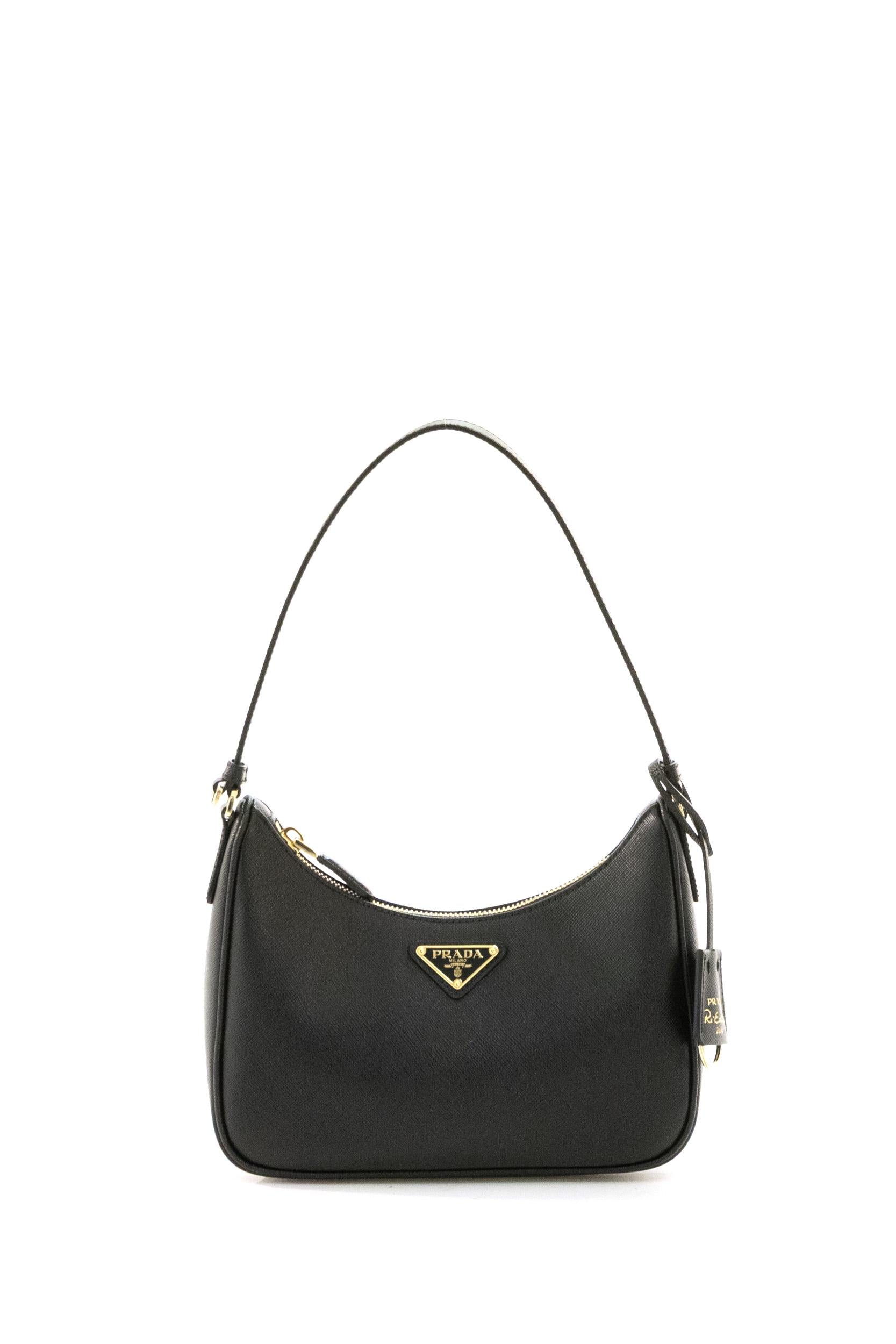 Borsa Prada Re-Edition 2005 mini in Saffiano color nero<BR/> 1N204W NZV F0632 PRADA 