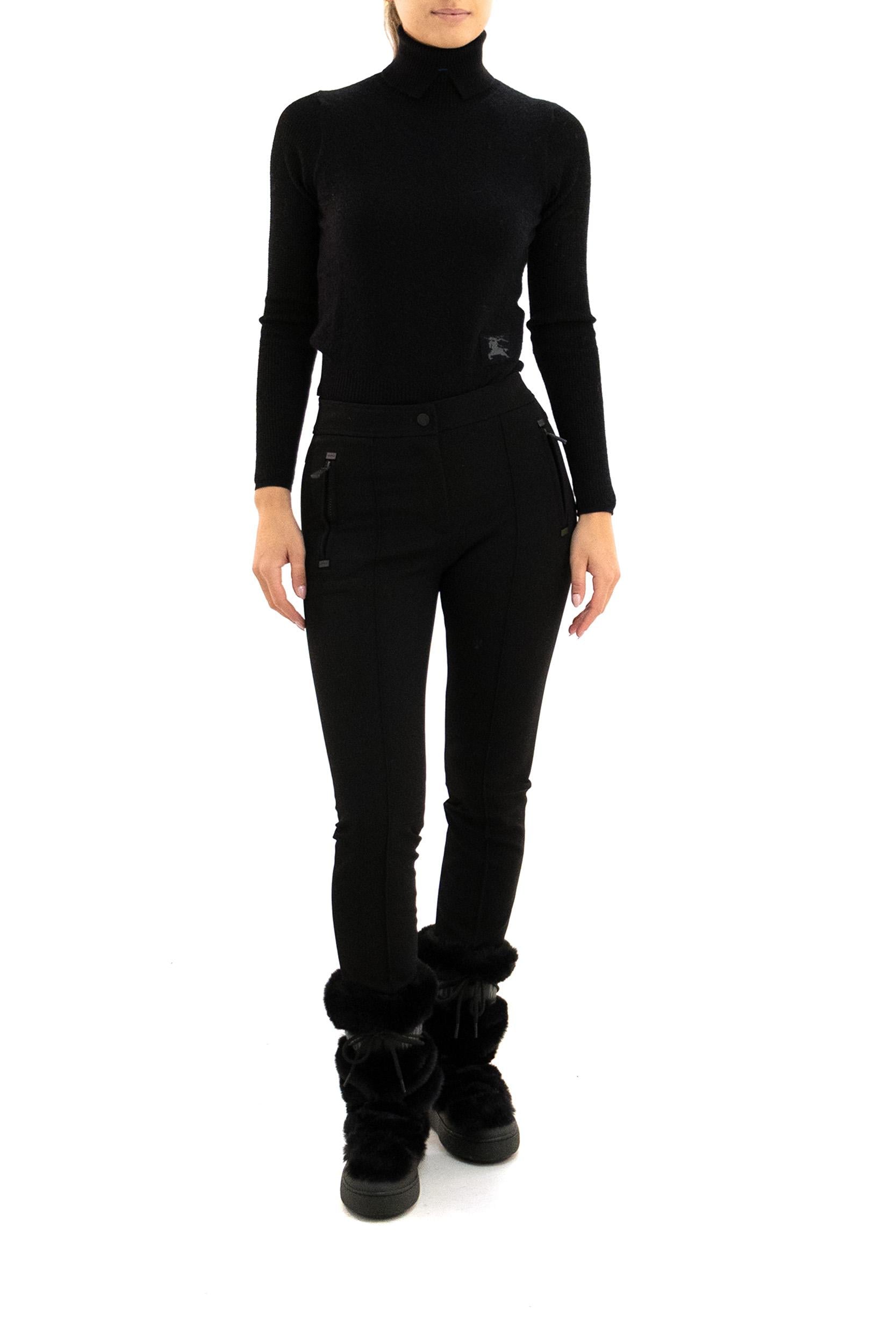 Pullover in lana color nero<BR/> 8113584 BLACK BURBERRY 