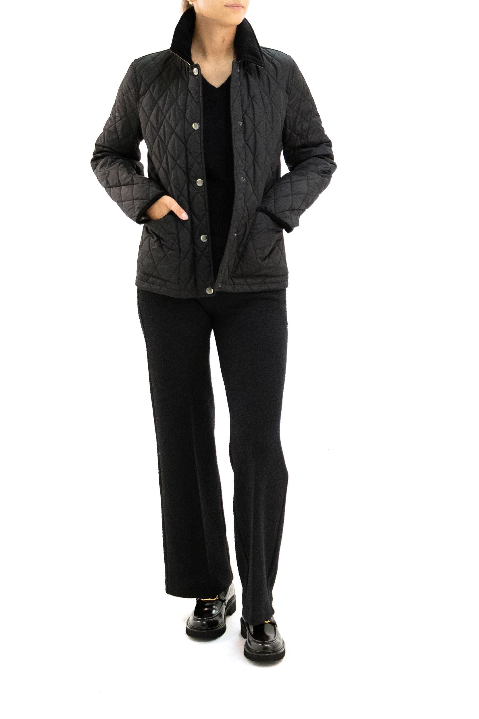 Giacca Trapuntata<BR/> 8107510 BLACK/SAND BURBERRY 