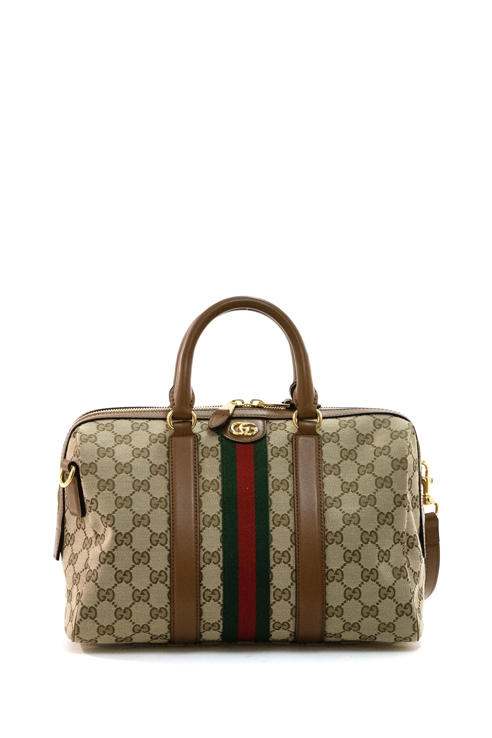 Bauletto Ophidia Misura Media in Tessuto GG<BR/> 857595 FAFUF 9870 GUCCI 
