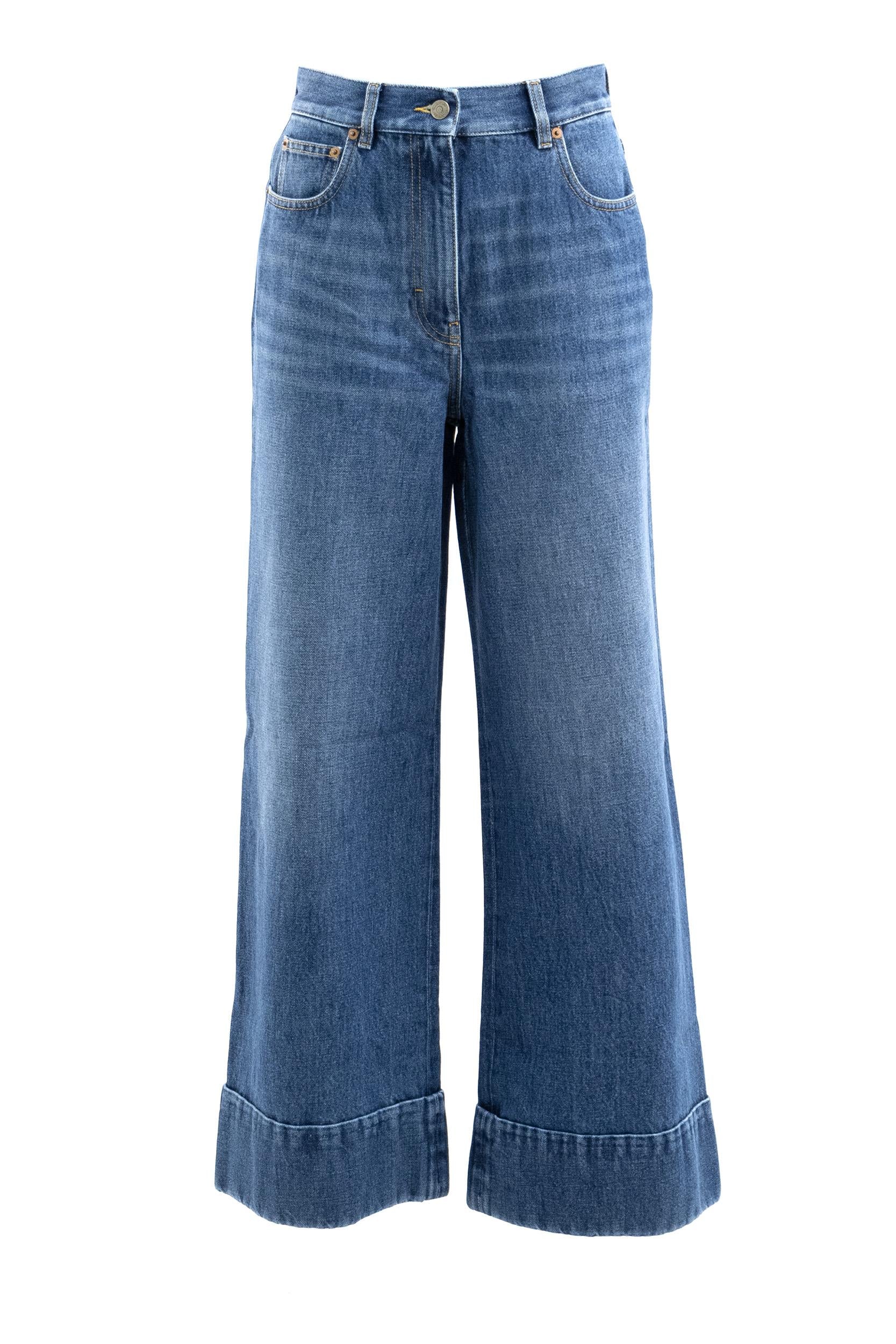 Pantaloni in Denim<BR/> 8B3DD29K9Y8 558 VALENTINO GARAVANI 