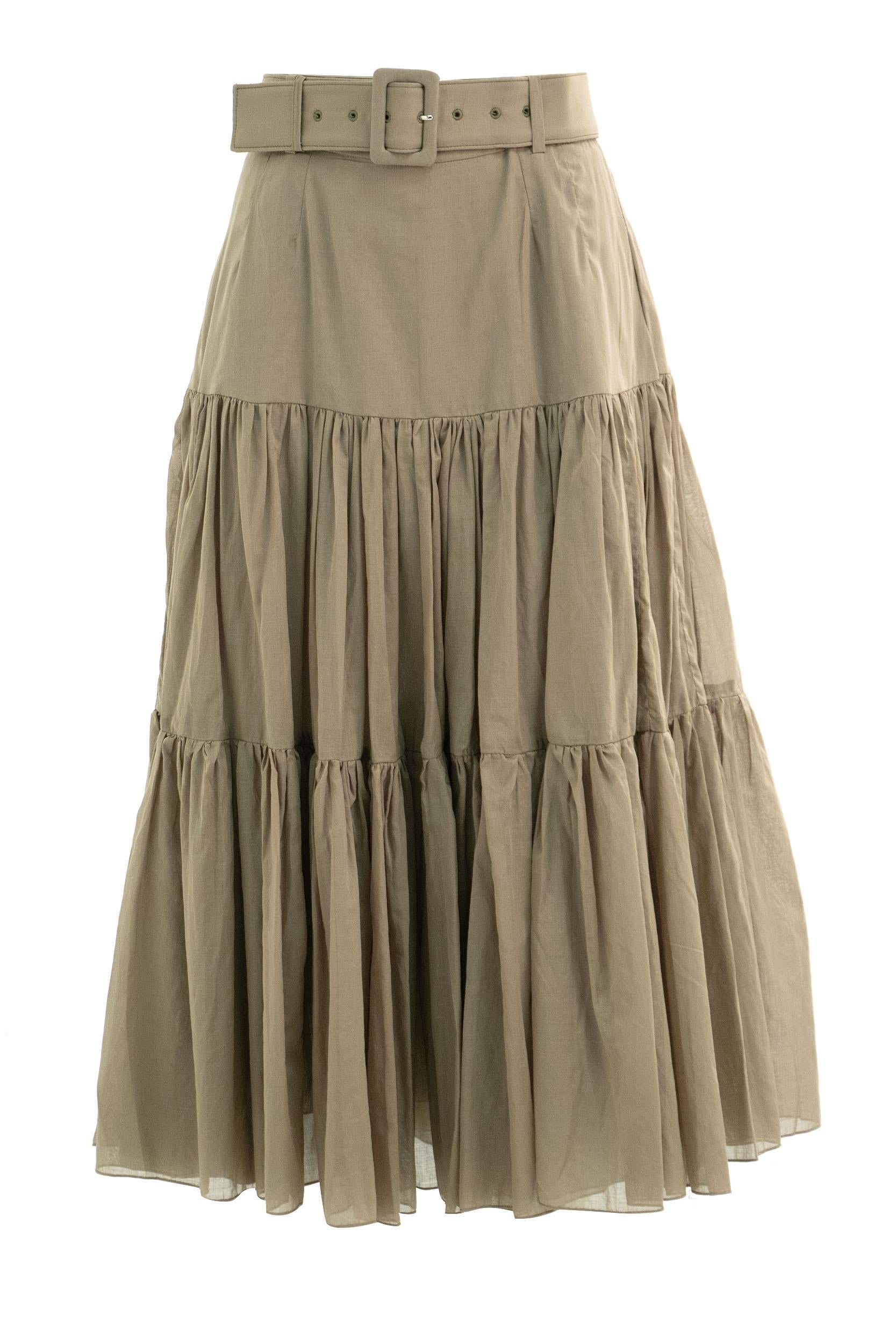 Gonna Emma<BR/> EMMA SKIRT KHAKI S-SUNG 