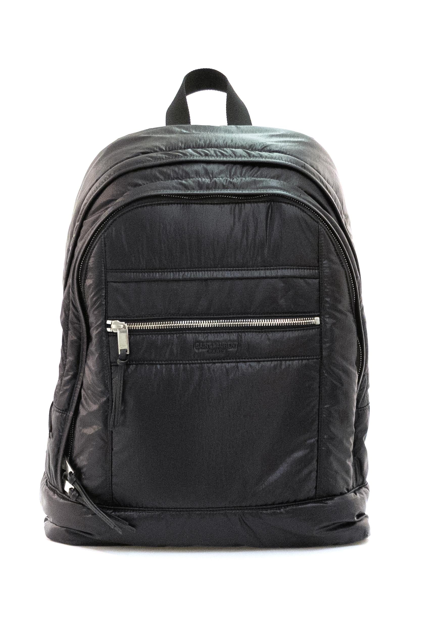 Zaino City in nylon color nero<BR/> 821007 FAEY9 1000 SAINT LAURENT 