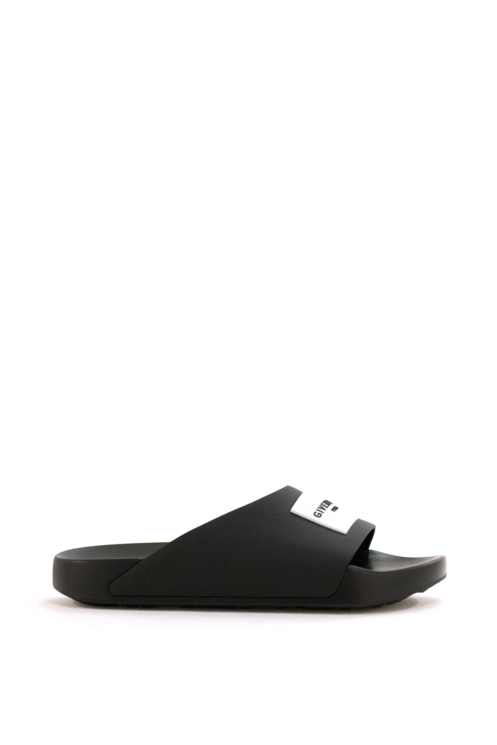 Mule Label in gomma di colore nero<BR/> BE30AJE2GA 001 GIVENCHY 