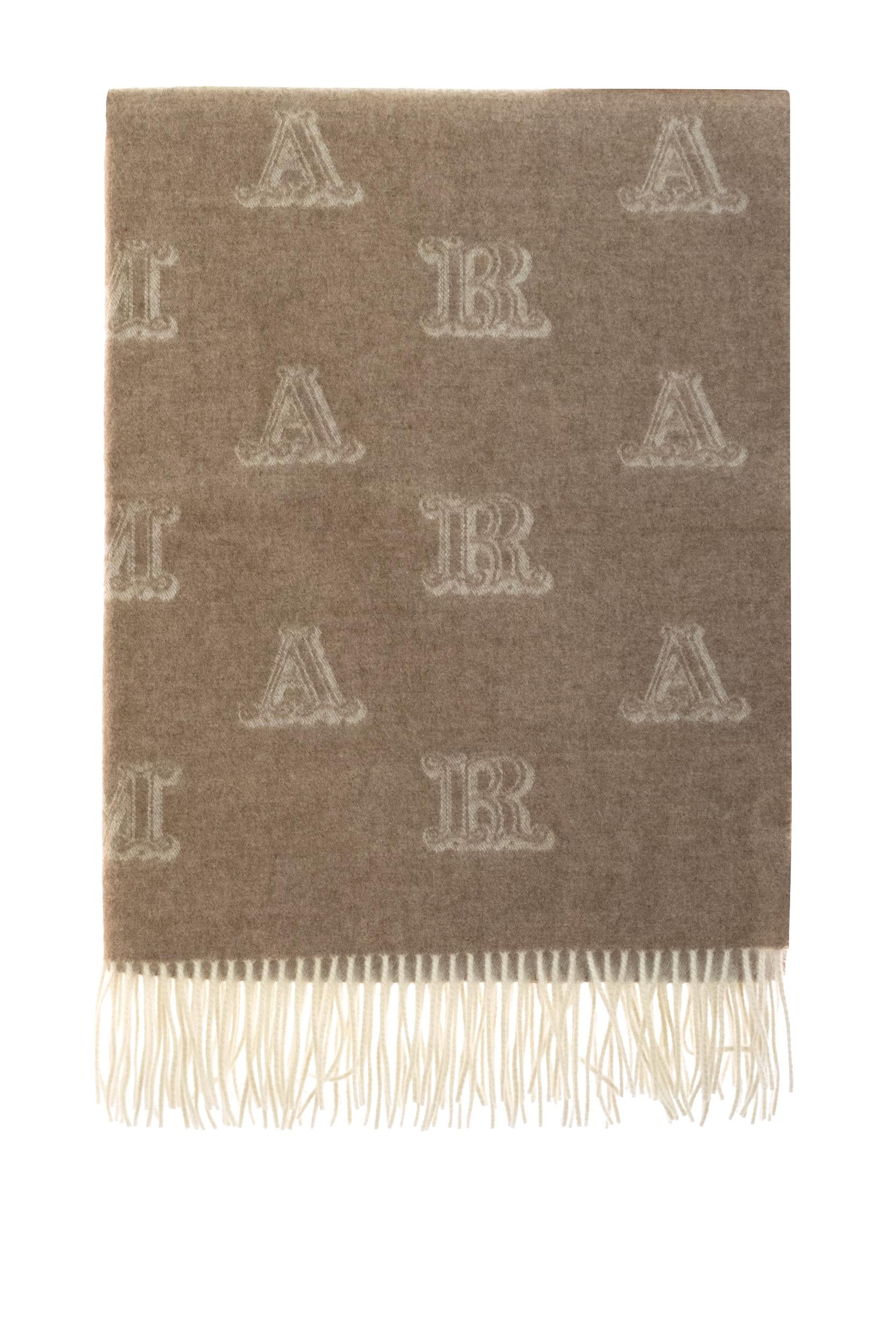 Stola Wsklause in cachemire jacquard color beige<BR/> WSKLAUSE 004 MAX MARA 