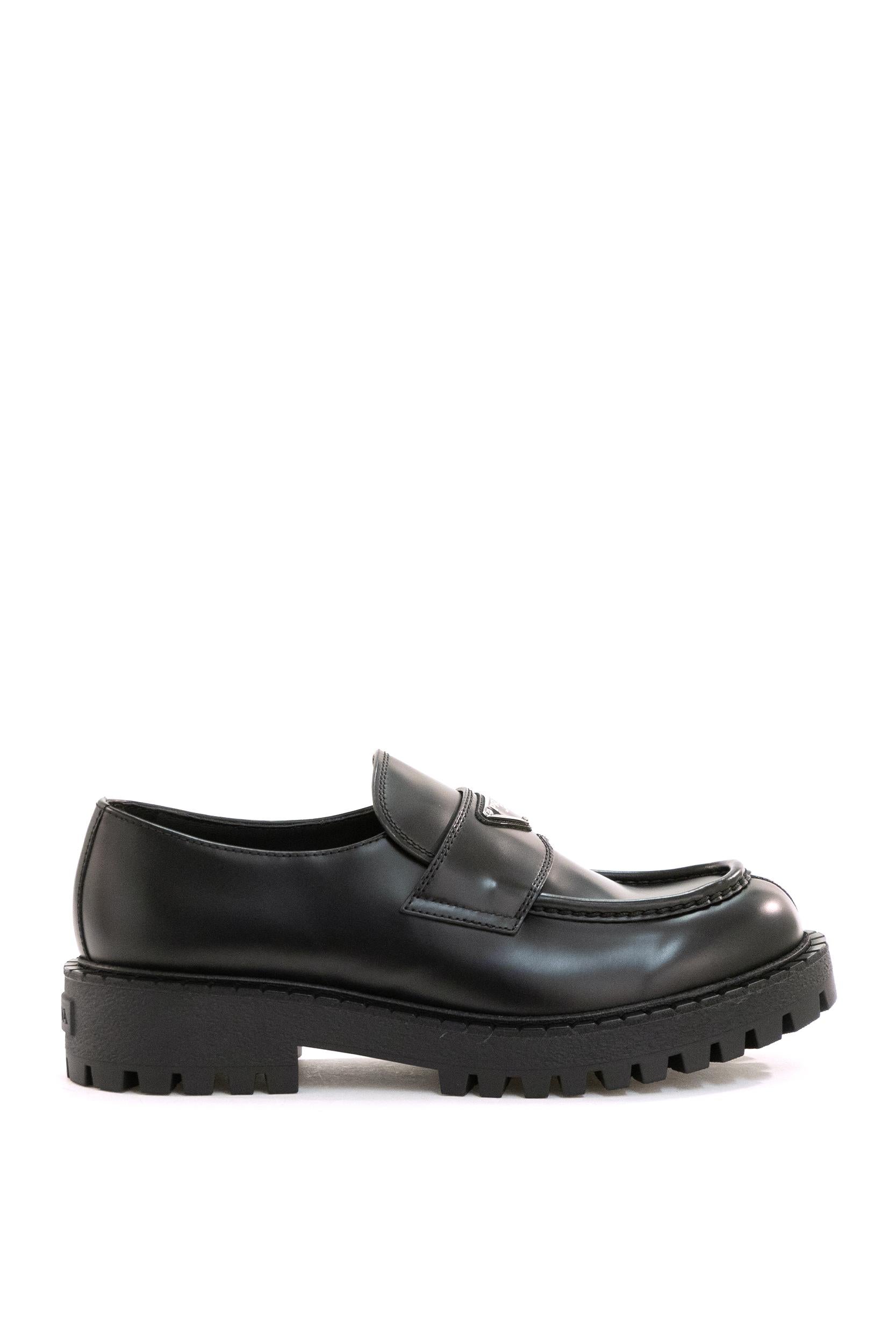 Mocassini Double Chocolate<BR/> 2DE151 F G001 B4L F0002 PRADA 