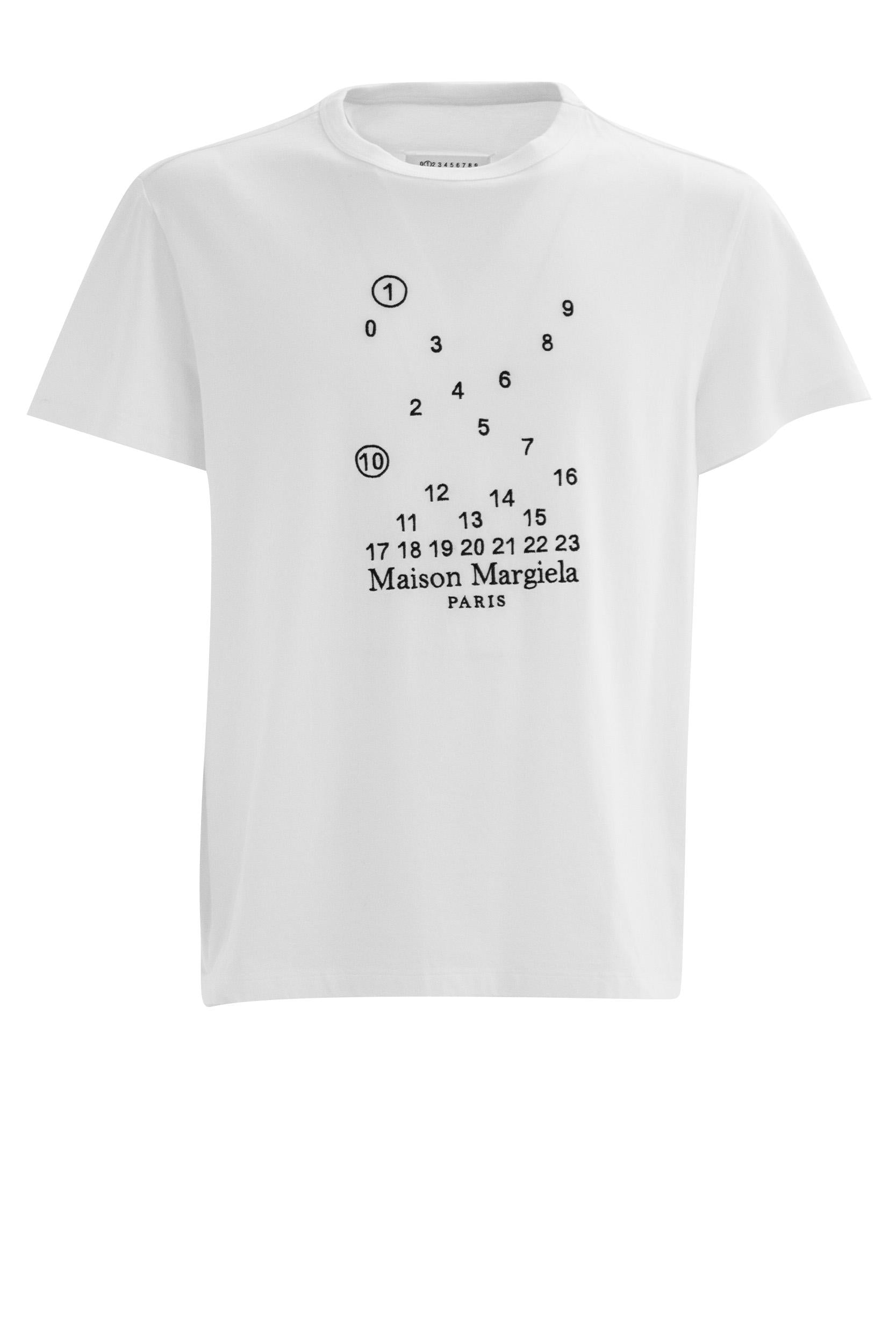 T-shirt <BR/> S50GC0684 S22816 100BIANCO MAISON MARGIELA 