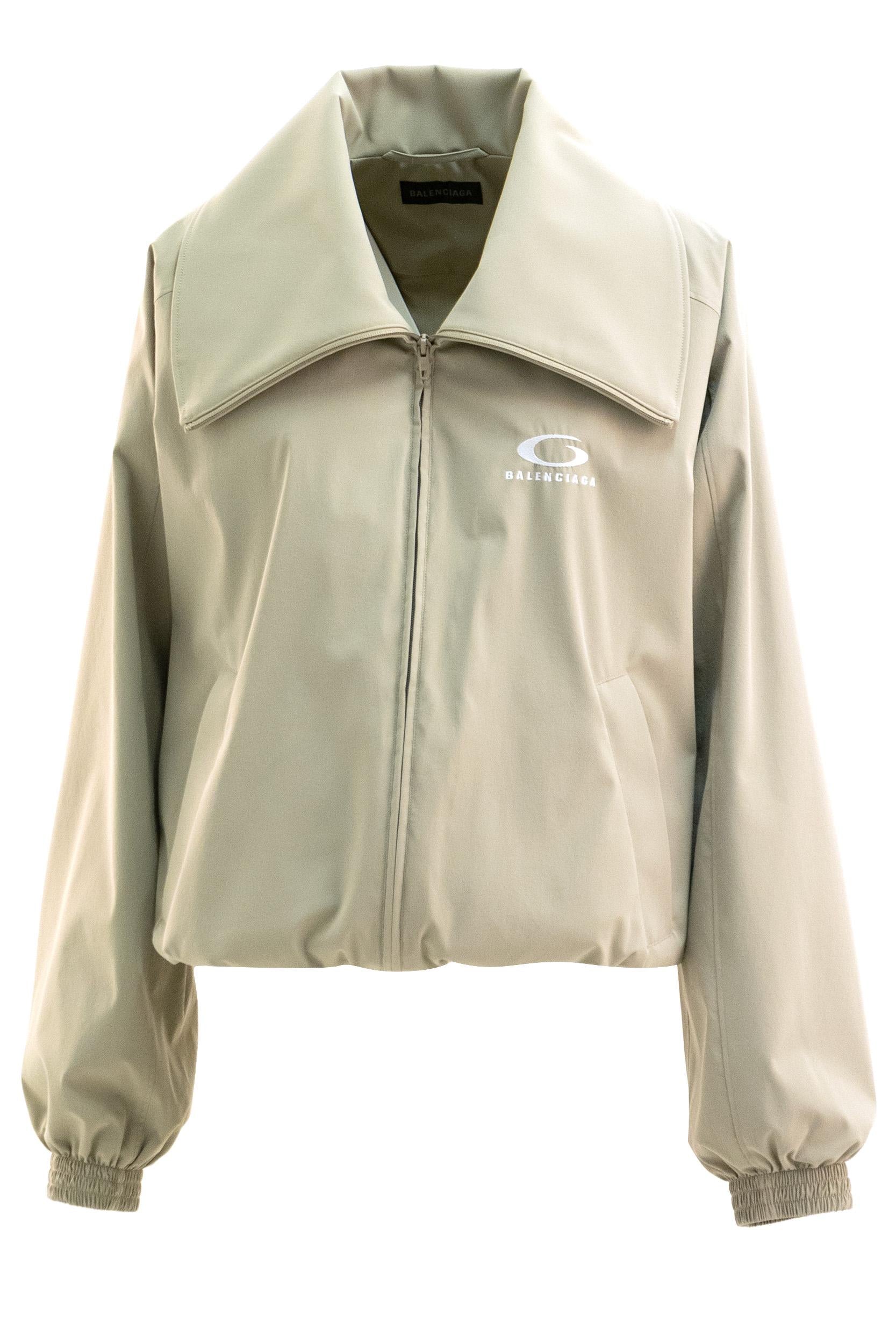 Giacca in tessuto tecnico di colore beige<BR/> 857673 TRO31 9577 BALENCIAGA 