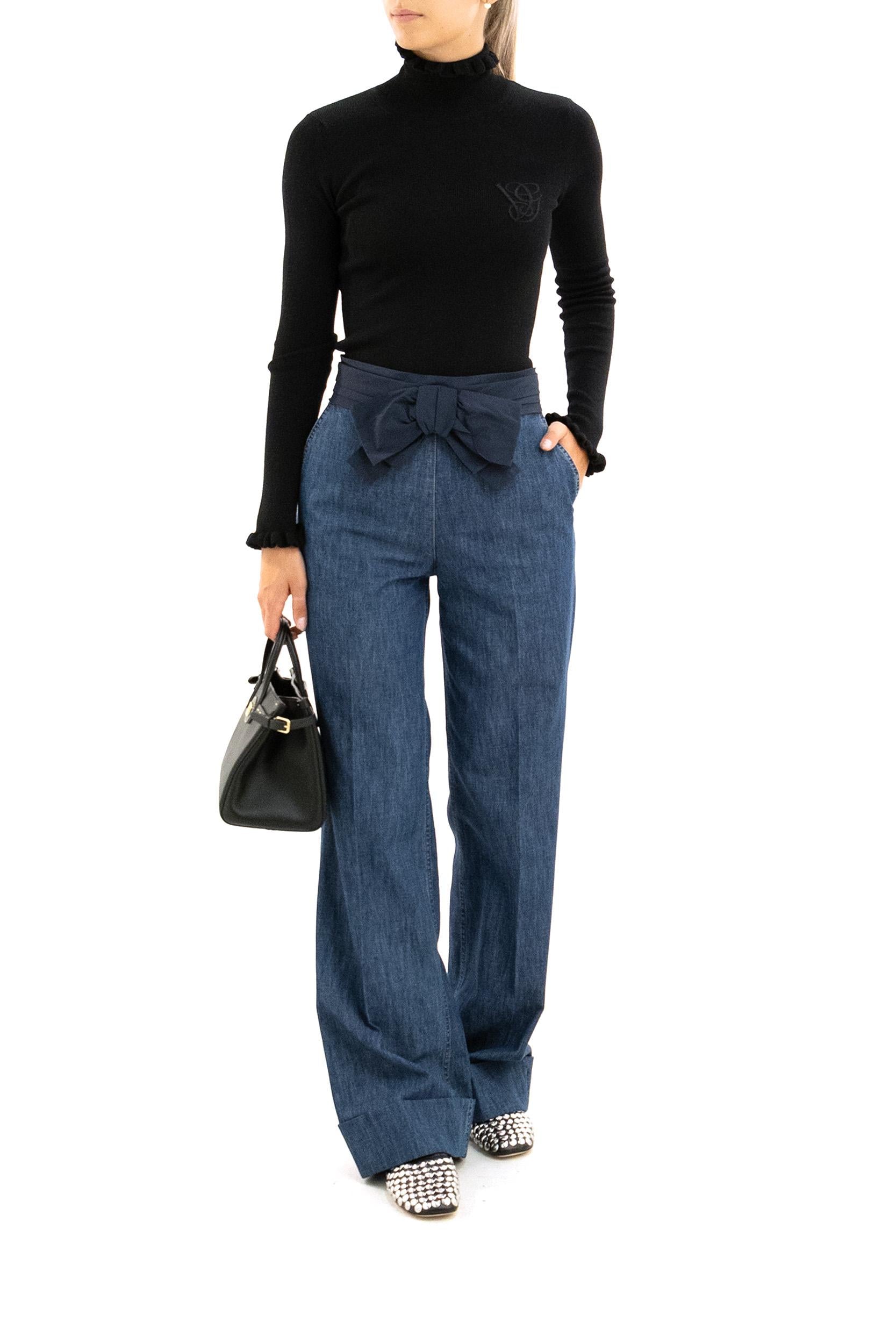 Pantaloni in Denim<BR/> 7B3DD20Q7MR 558 VALENTINO GARAVANI 