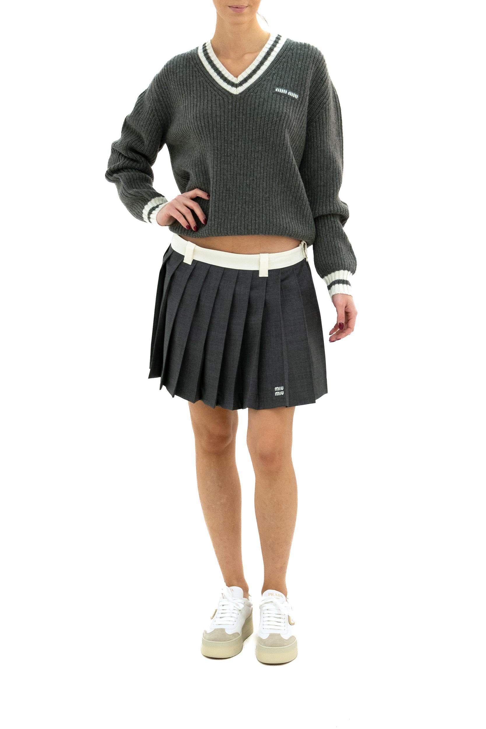 Pullover <BR/> MMLA27 S OOO 150H F0480 MIU MIU 