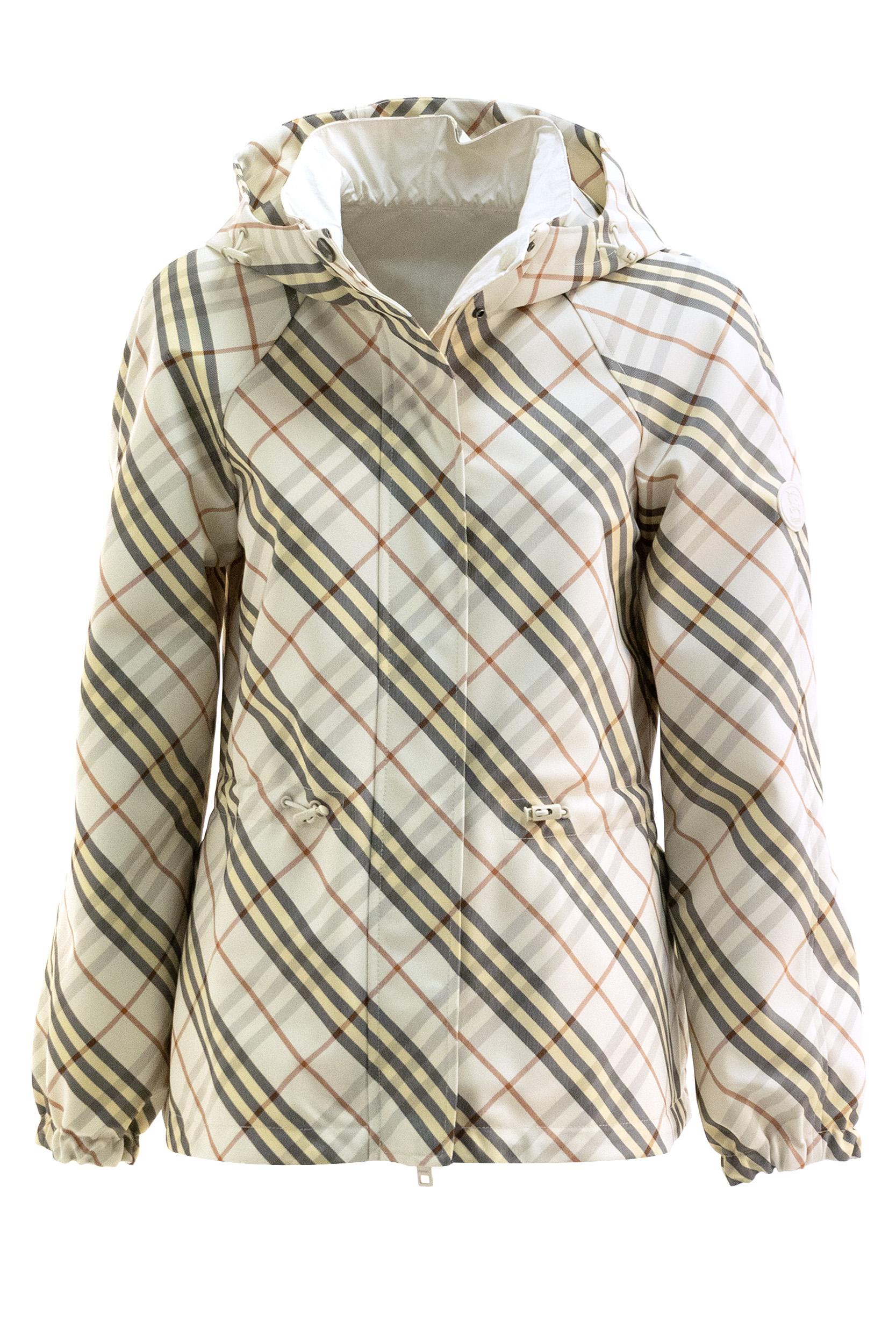 Giacca Check reversibile<BR/> 8120624 BEIGE BURBERRY 