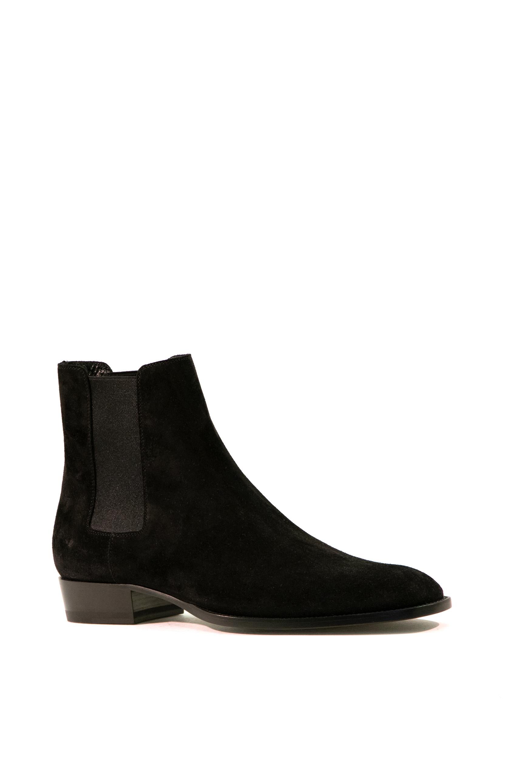 Stivaletti Chelsea<BR/> 443208 BT300 1000 SAINT LAURENT 