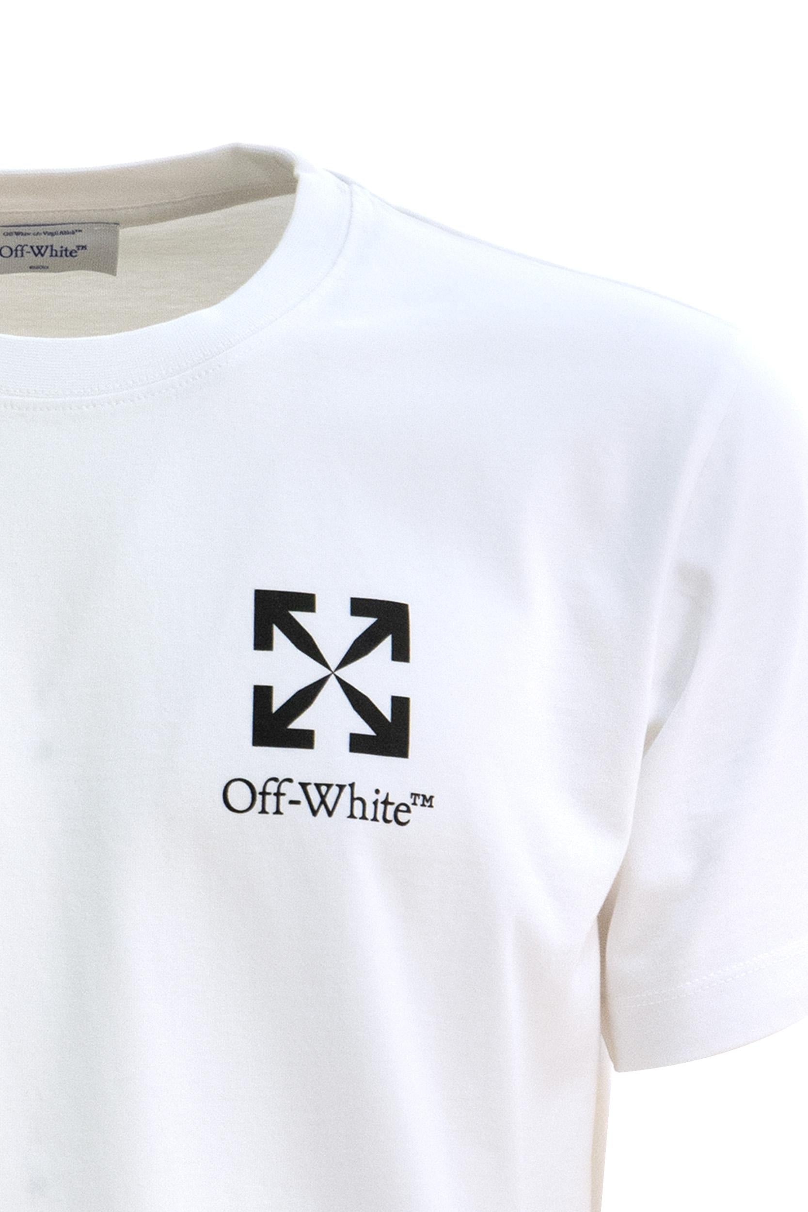 T-shirt Arrow<BR/> OMAA027F25JER00F 0110 OFF WHITE 