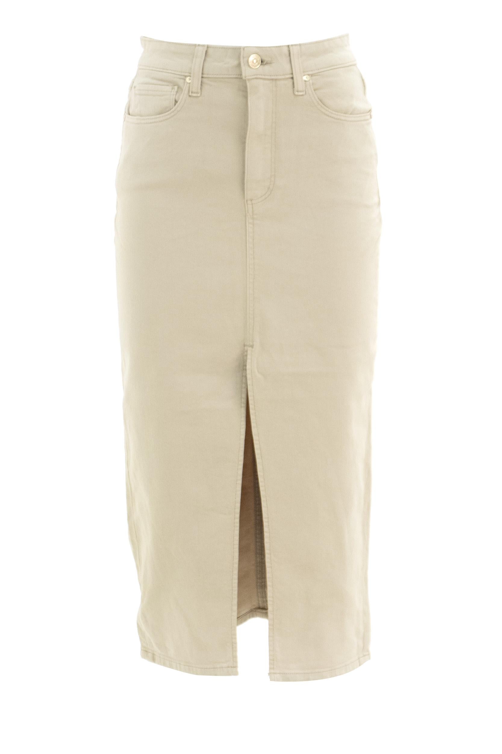 Gonna in Denim<BR/> 8648208-5085 W5085 PAIGE 