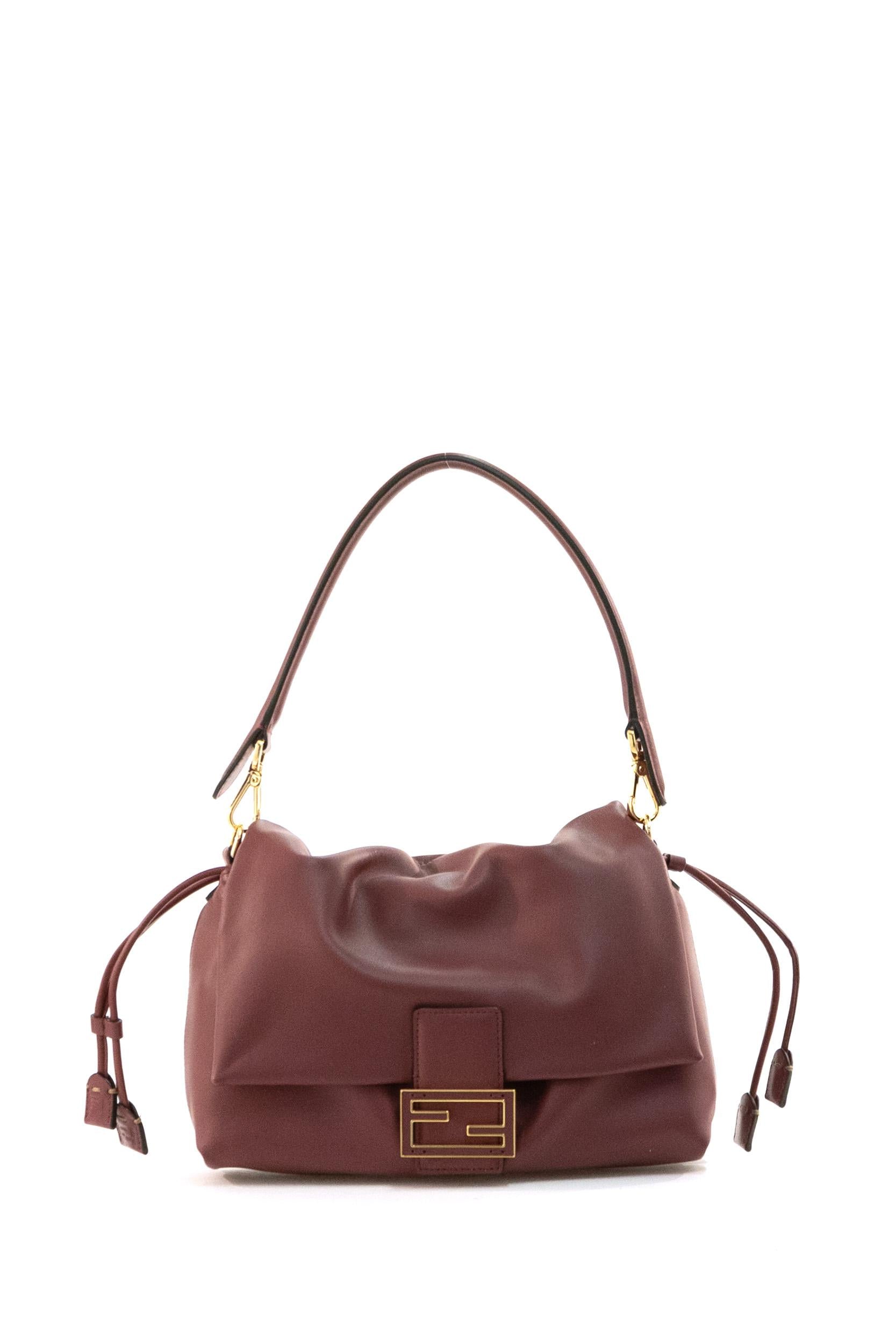 Borsa Mamma Baguette Media in Nappa<BR/> 8BR833 AQ0D F0YPU FENDI 