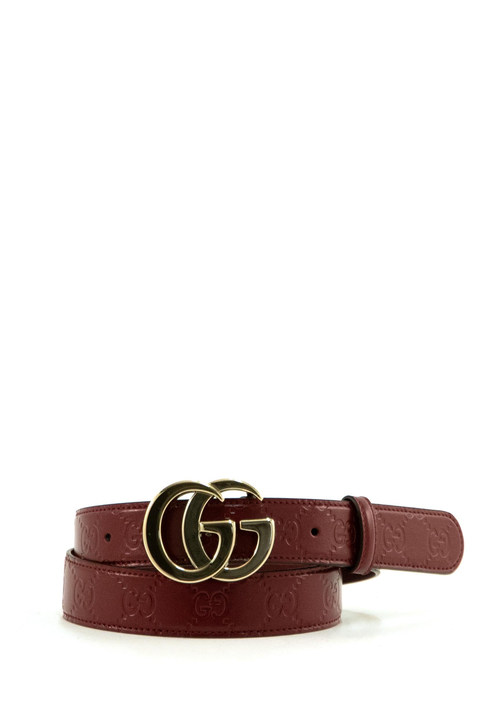 Cintura GG Milano<BR/> 802949 AAD5L 6207 GUCCI 