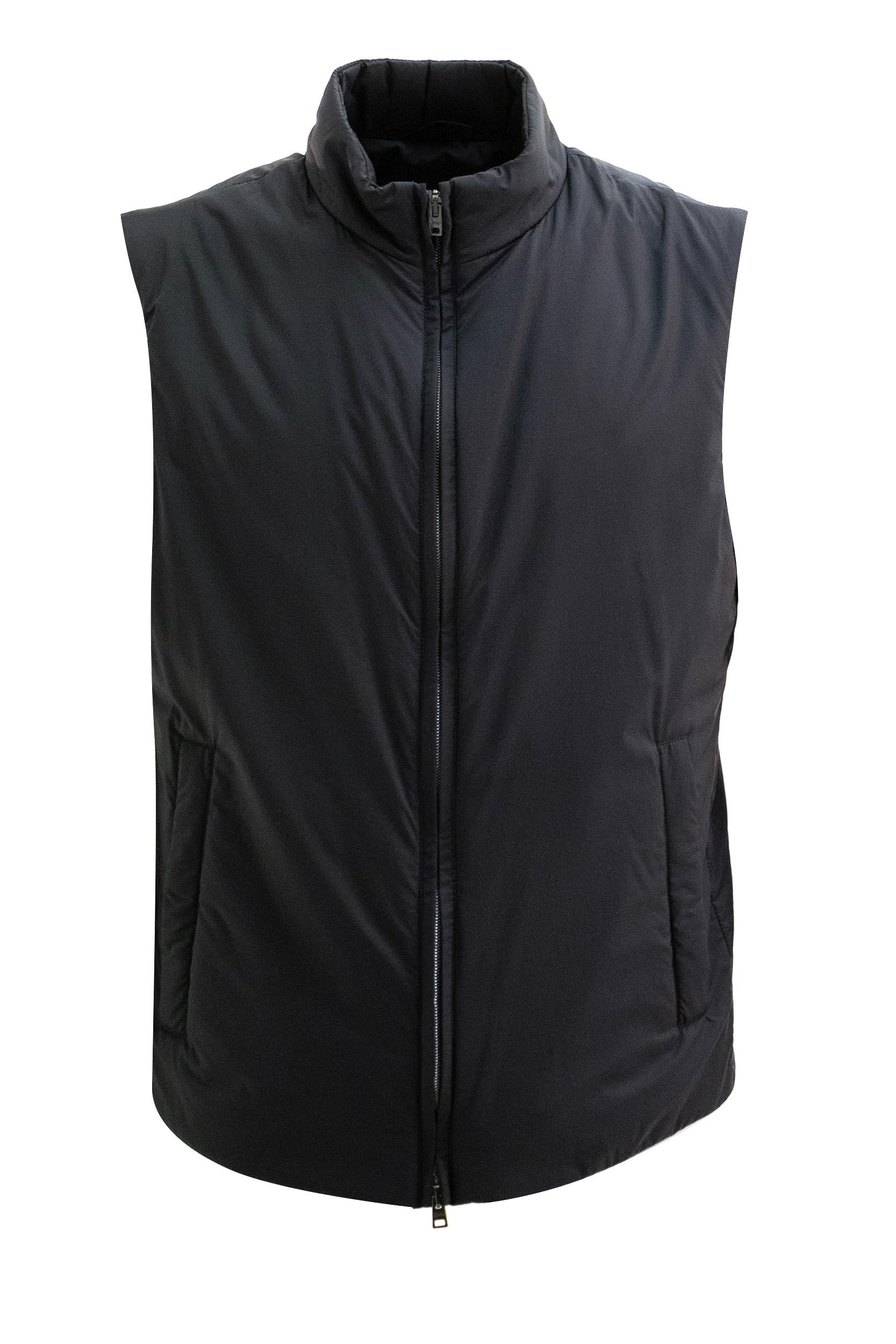 Smanicato in ecoage con collo alto colore blu GI000456U 12456Z 9200 HERNO 