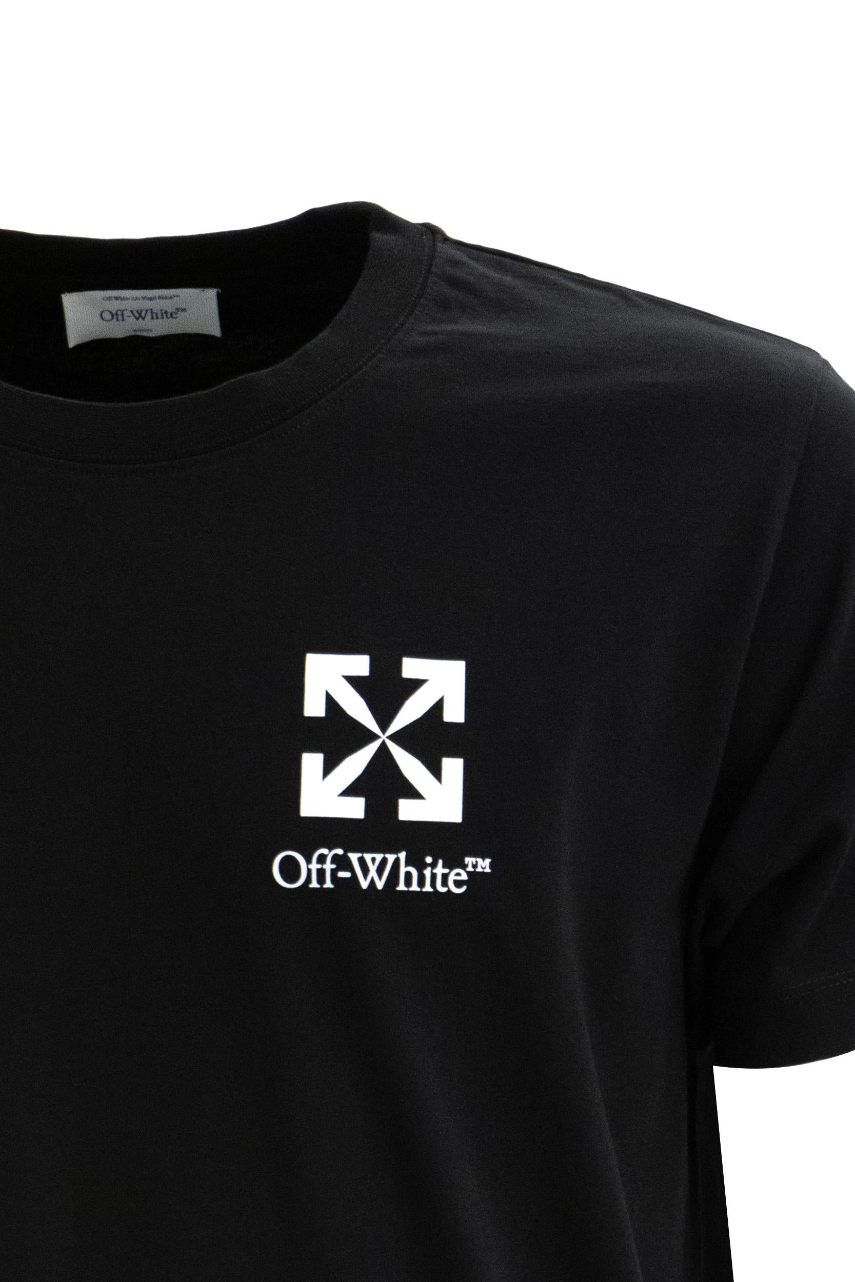 T-shirt Arrow<BR/> OMAA027F25JER00F 1001 OFF WHITE 