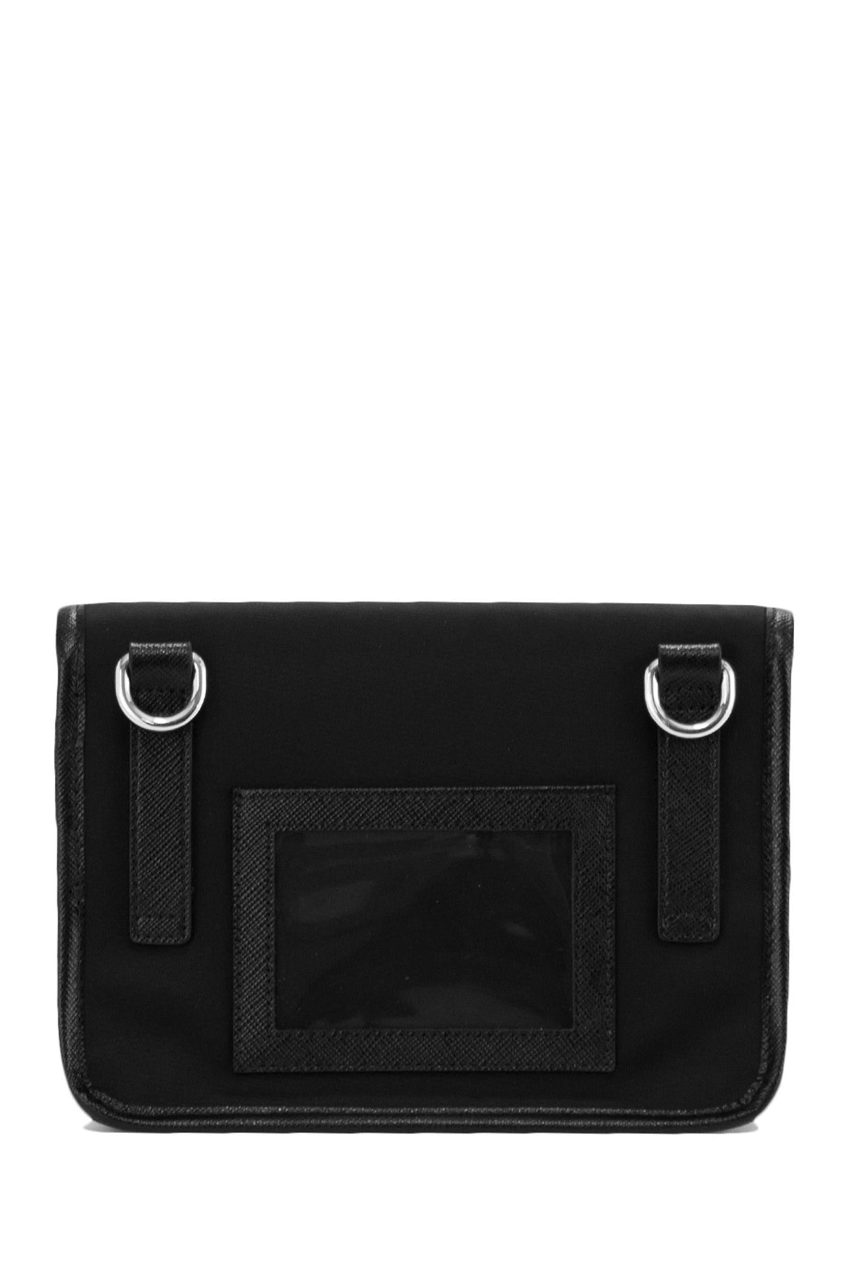 Porta smartphone in Re-Nylon e Saffiano di colore nero 2ZH108 2DMH F0002 PRADA 