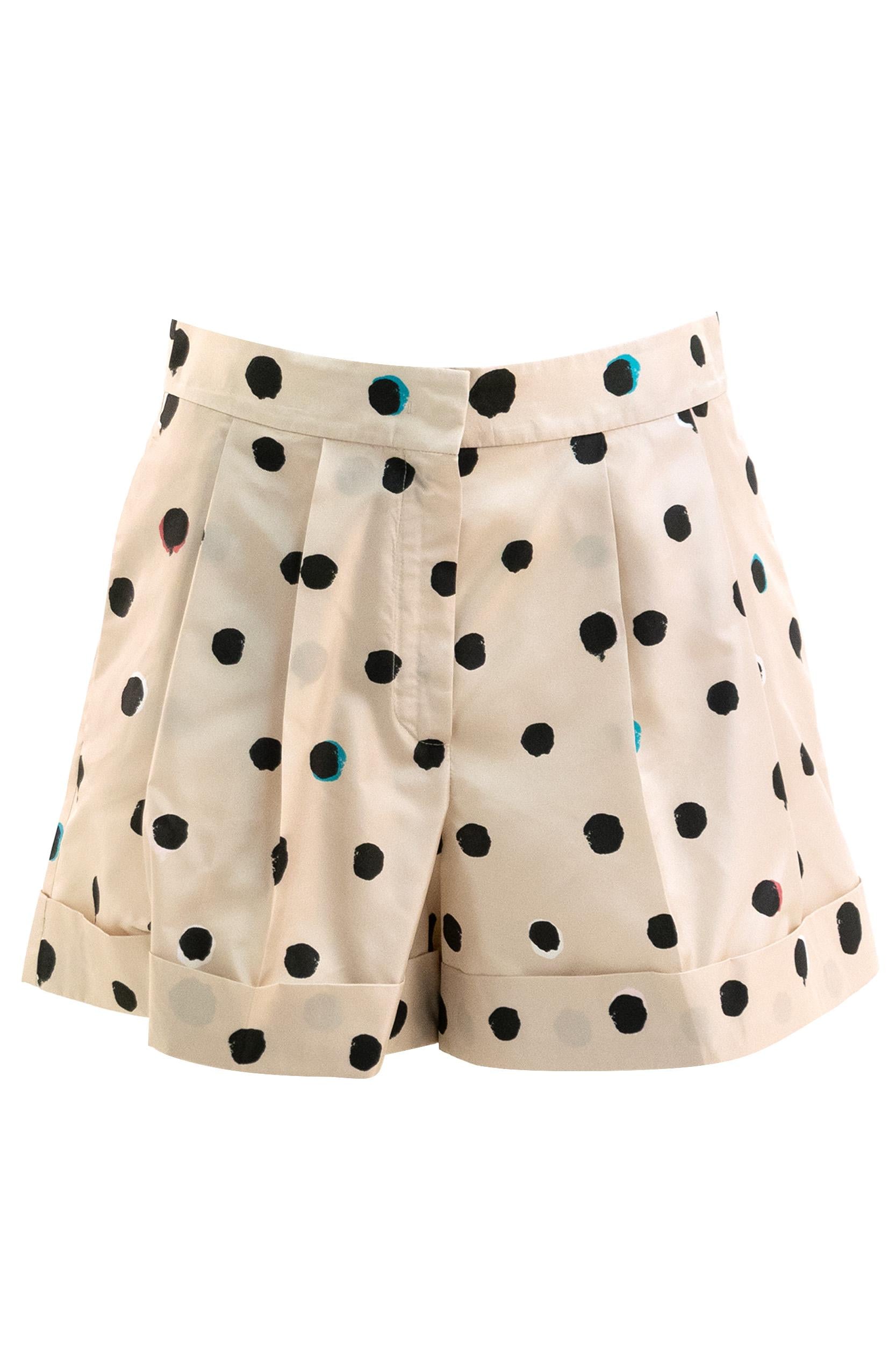 Shorts a Pois in Taffetà di Seta<BR/> FR6690 AVJQ F1UKB FENDI 