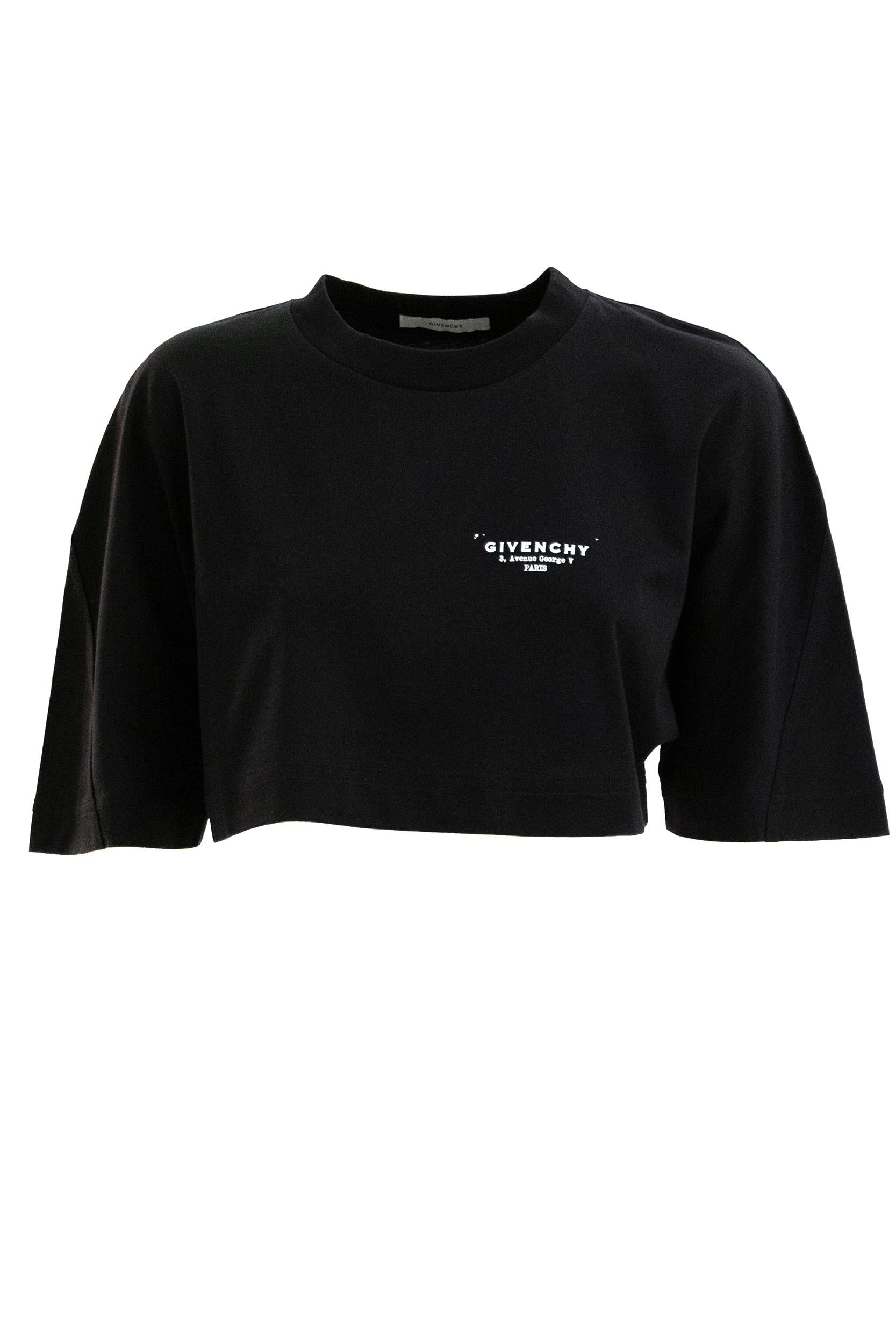 T-shirt<BR/> BW70FKP75N 001 GIVENCHY 