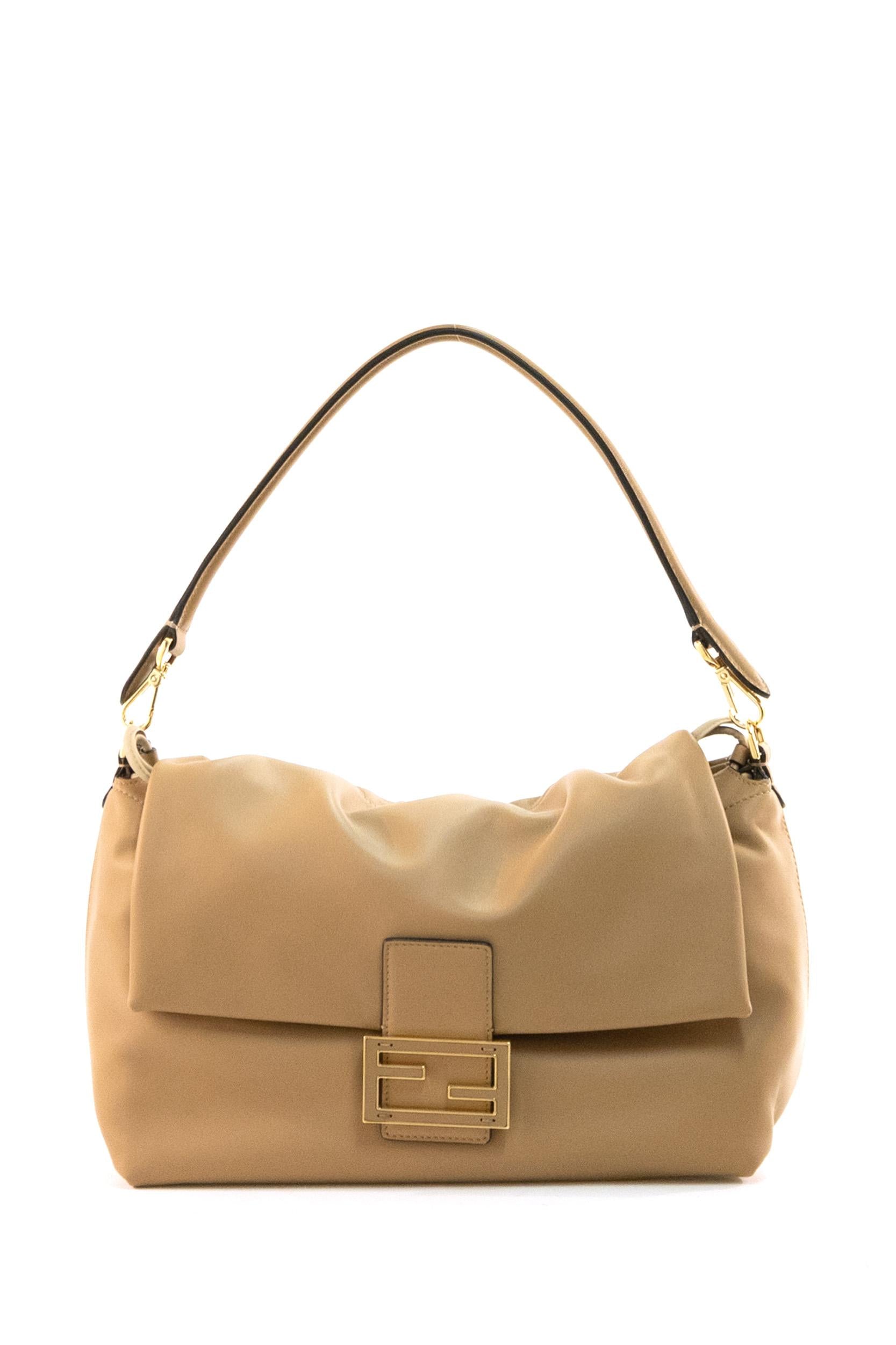 Borsa Mamma Baguette Large in Nappa<BR/> 8BR834 AQ0D F19P8 FENDI 